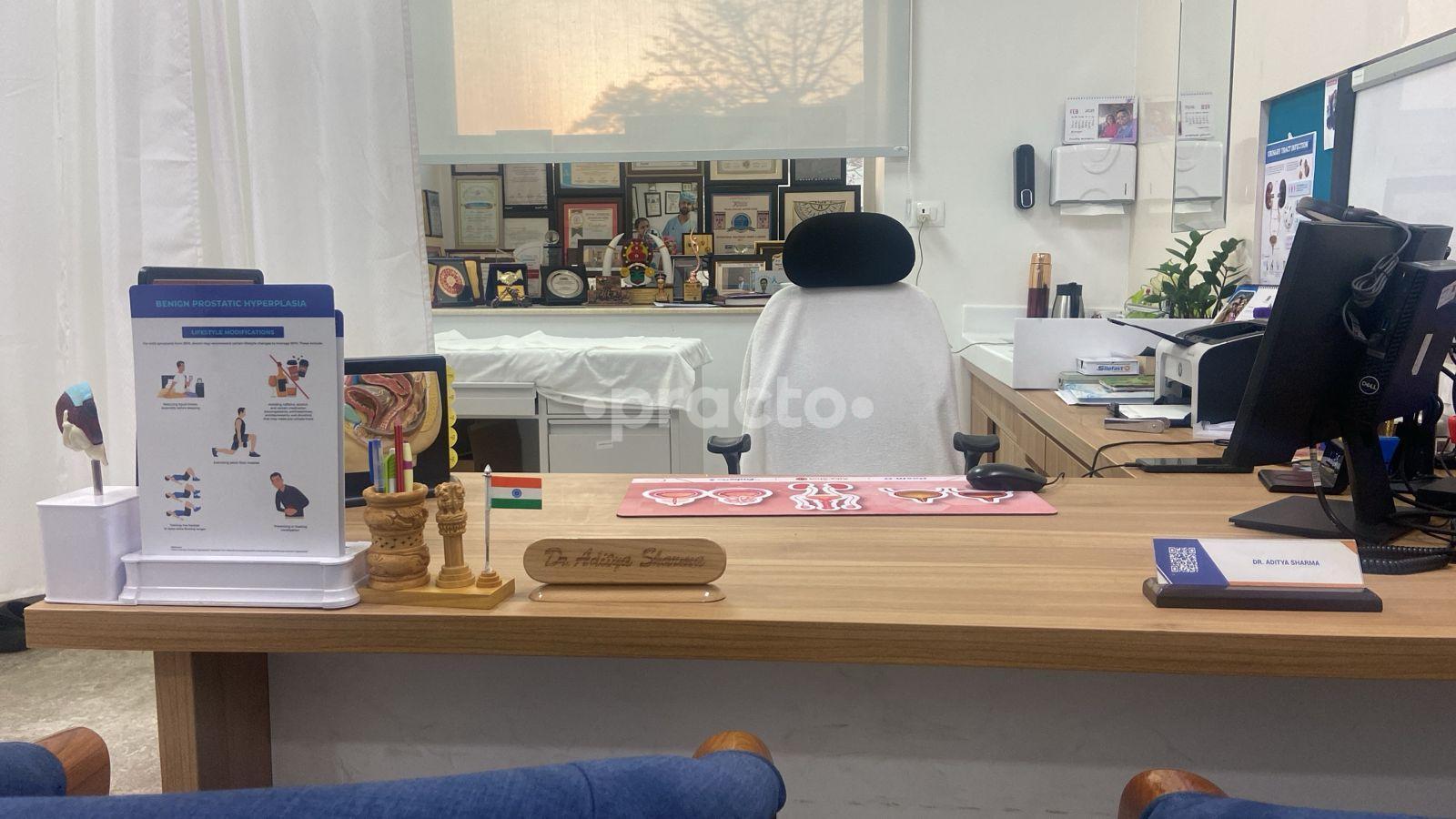 Consultation Room at AKS Urology Clinic Gomti Nagar Road Lucknow
