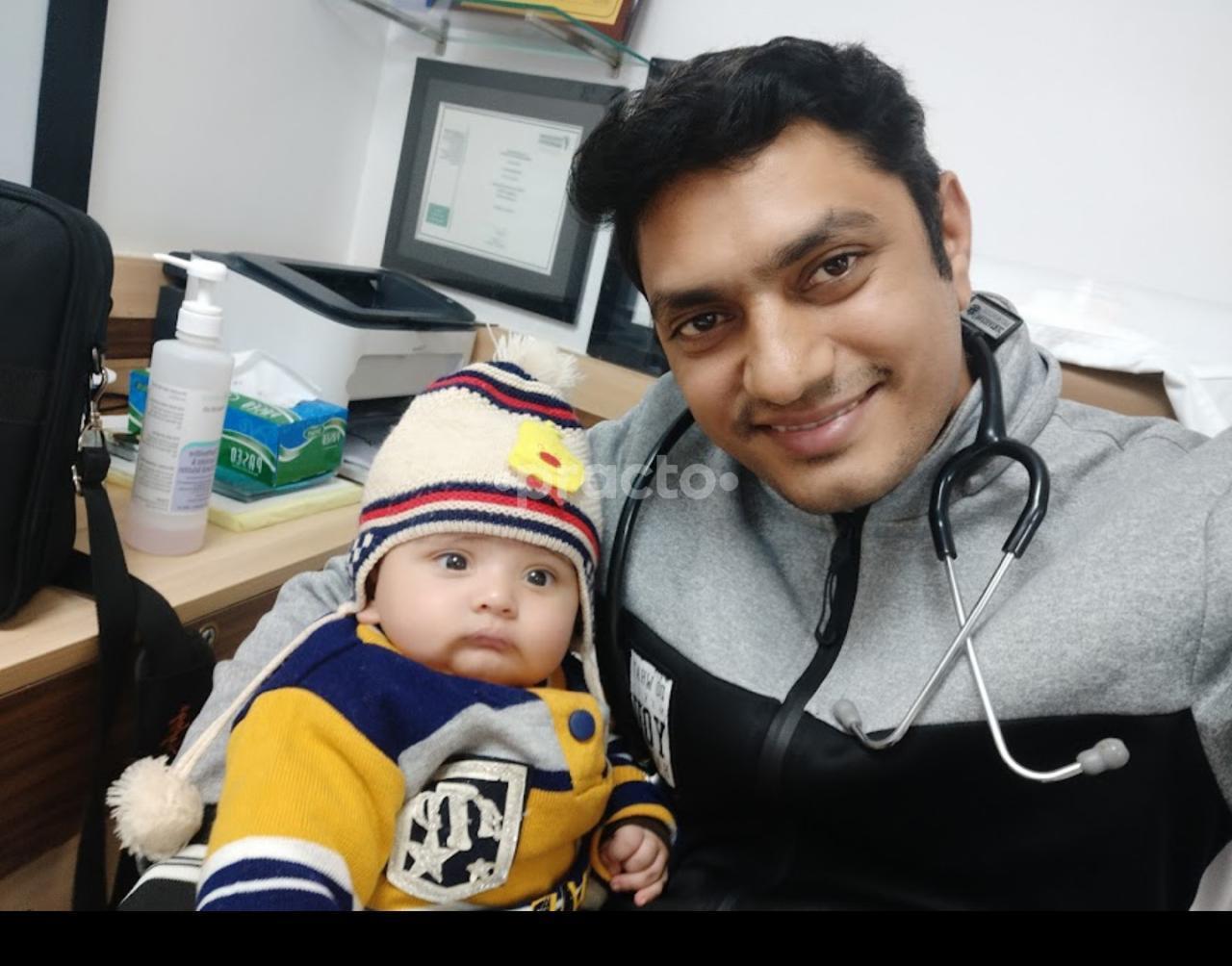 Reception Area at Dolphin Child Care Clinic Saraswati Puram Road Lucknow