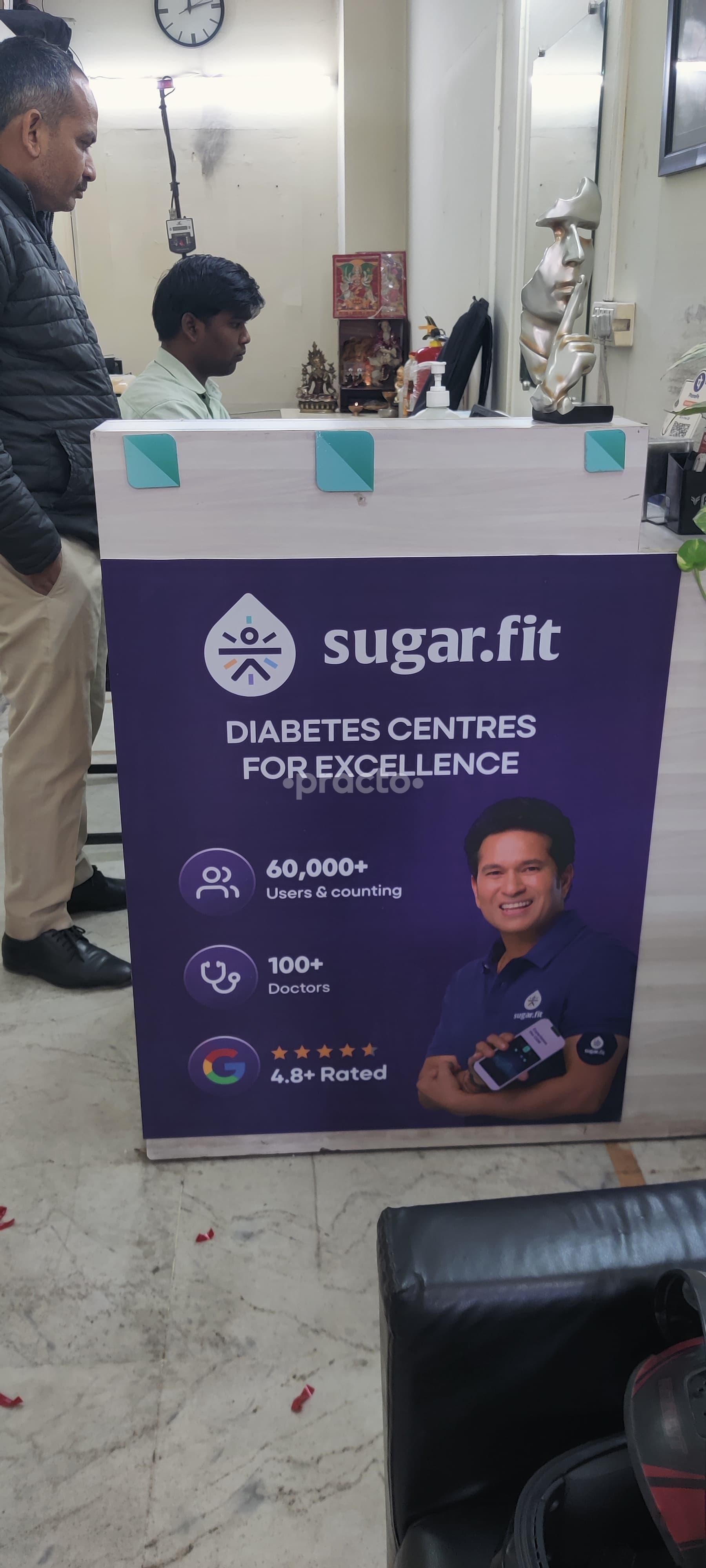 Reception Area at Sugar.fit Diabetes Centre For Excellence Sector 20 Noida