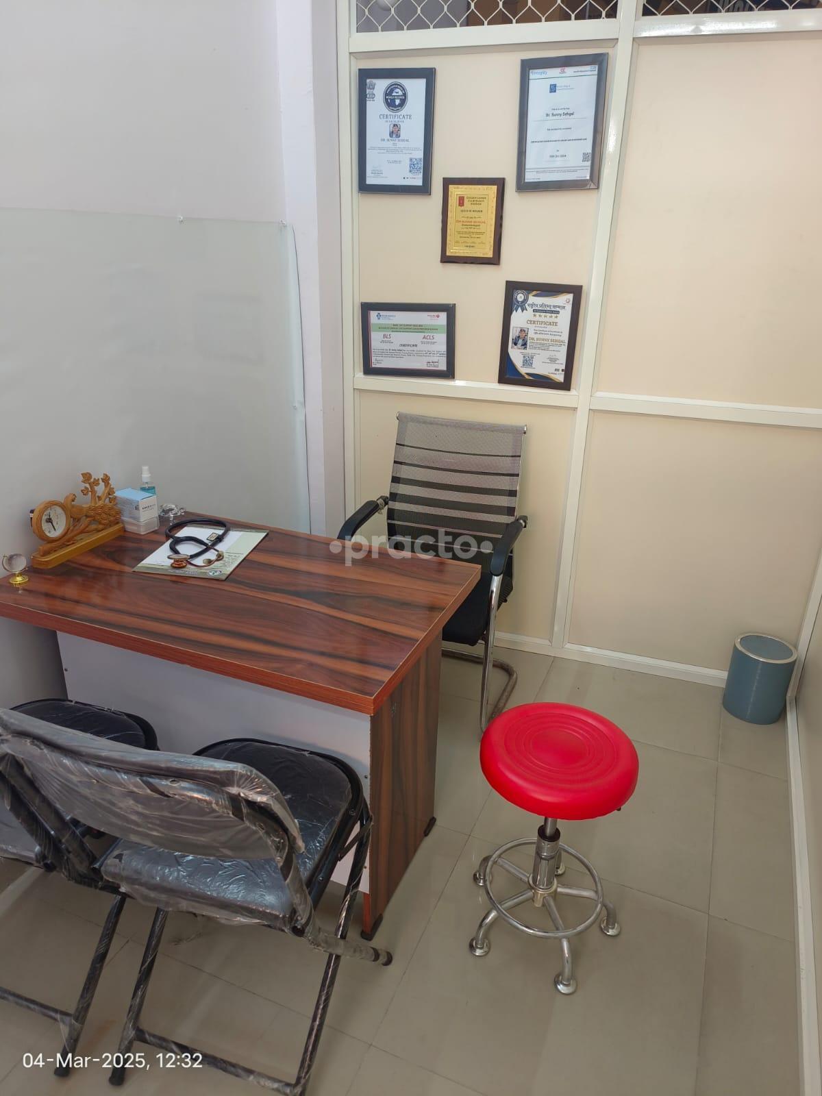 Consultation Room at PHC Clinic Krishna Nagar Delhi