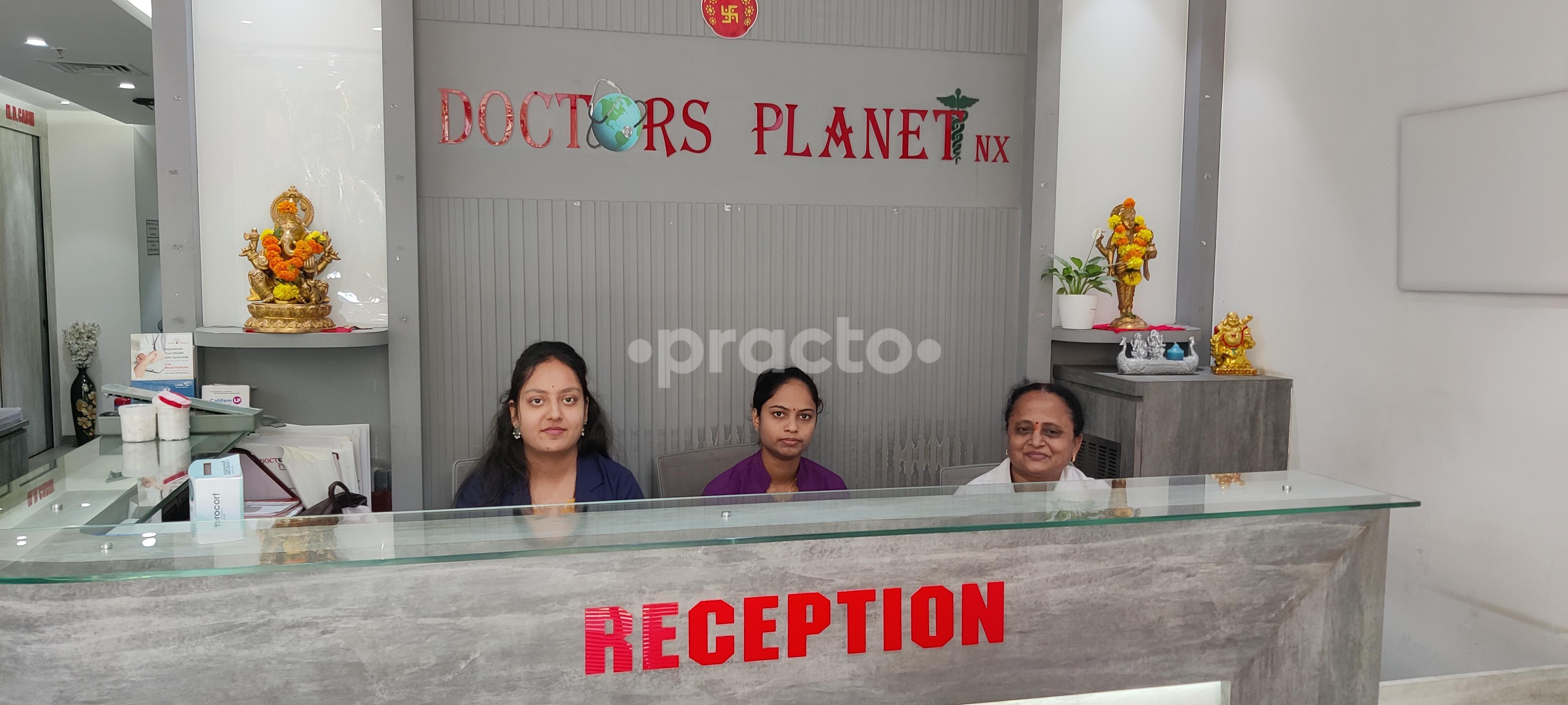 Reception Area at Doctor Planet NX Hiranandani Estate Thane
