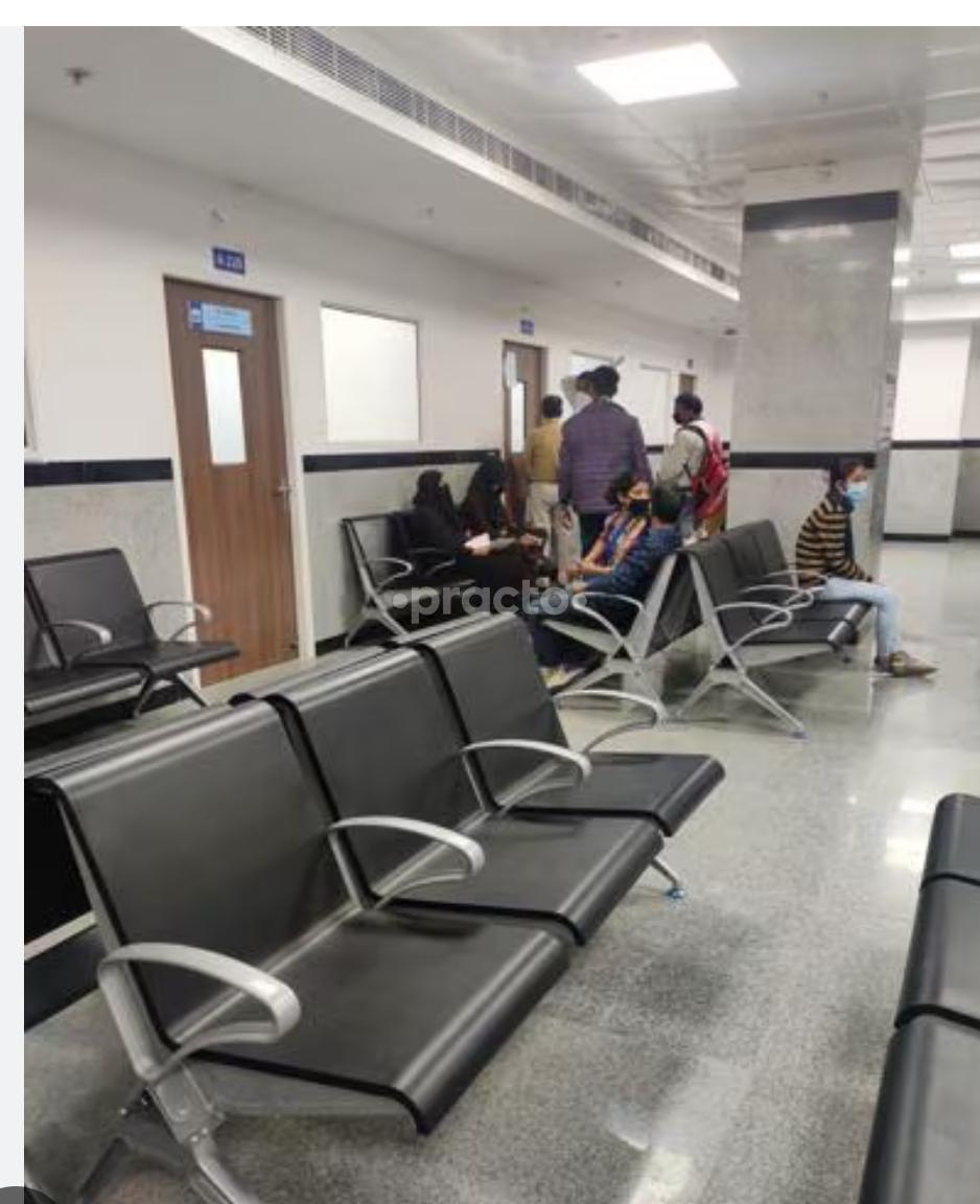 Waiting Area at Dental & Maxillofacial Center Gurgaon Sector 11 Gurgaon
