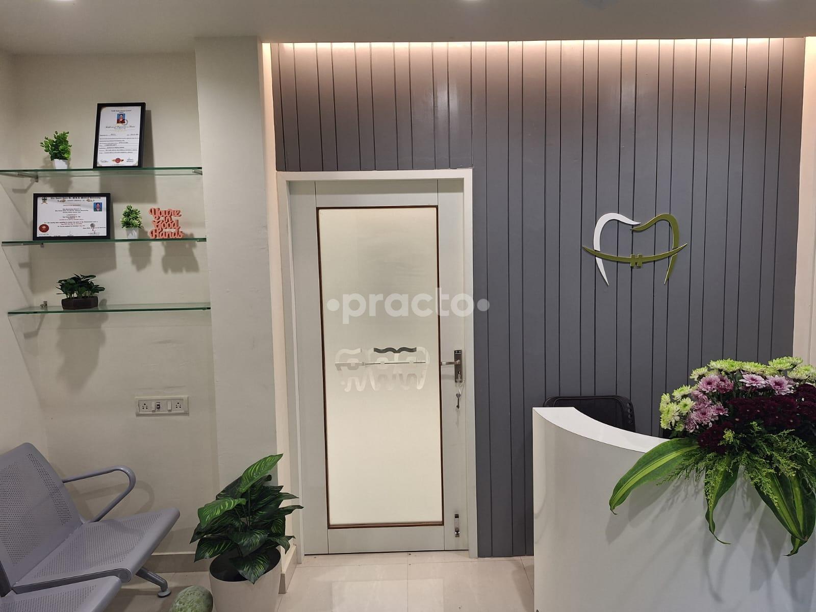 Reception Area at Dr.Lokis Dental and Orthodontic Centre Nolambur Chennai