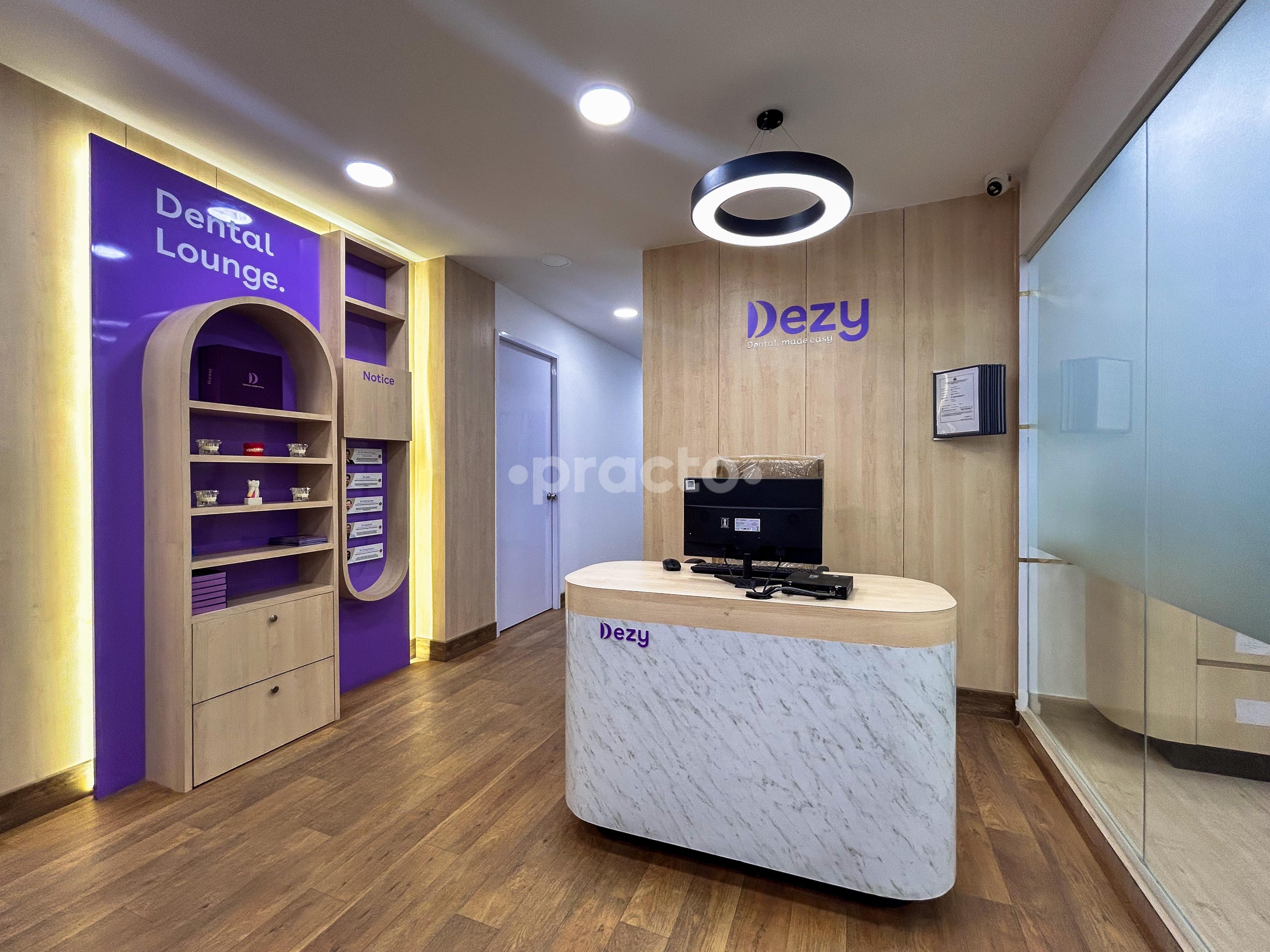 Reception Area at Dezy Dental Clinic Kasturi nagar Bangalore