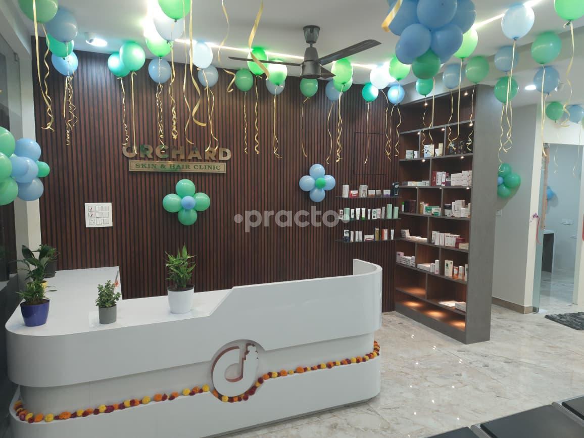 Reception Area at Orchard Skin  And  Hair Clinic Pothinamallayapalem Visakhapatnam