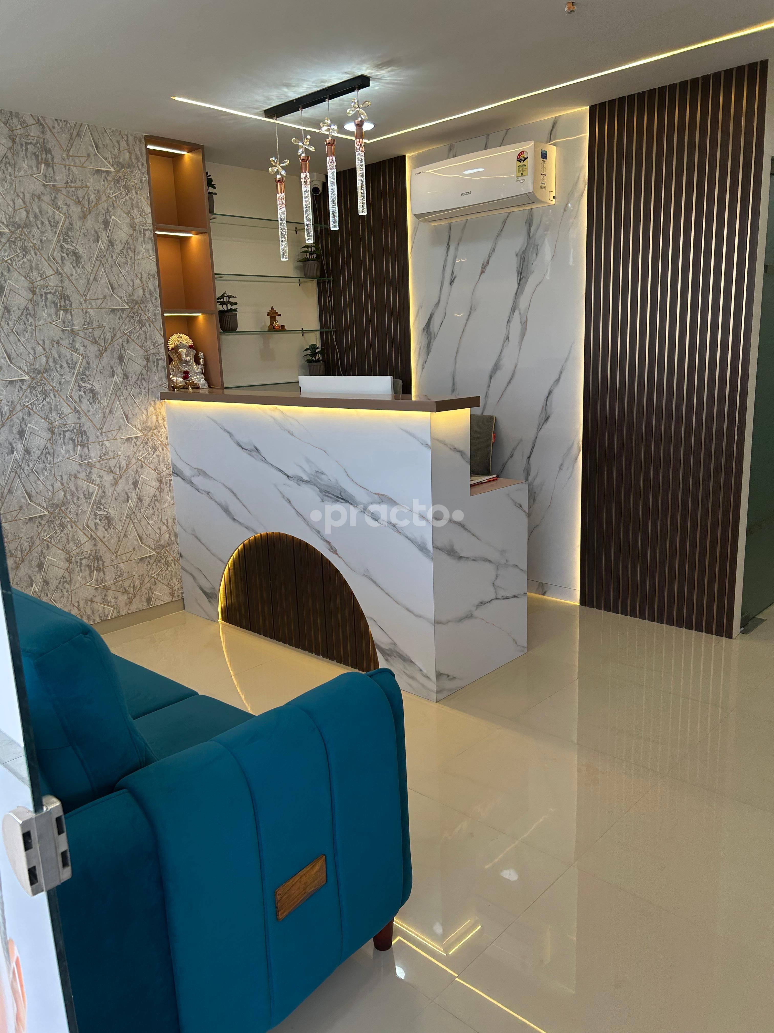 Reception Area at Dermaplast Aesthetic Clinic Kharadi Pune