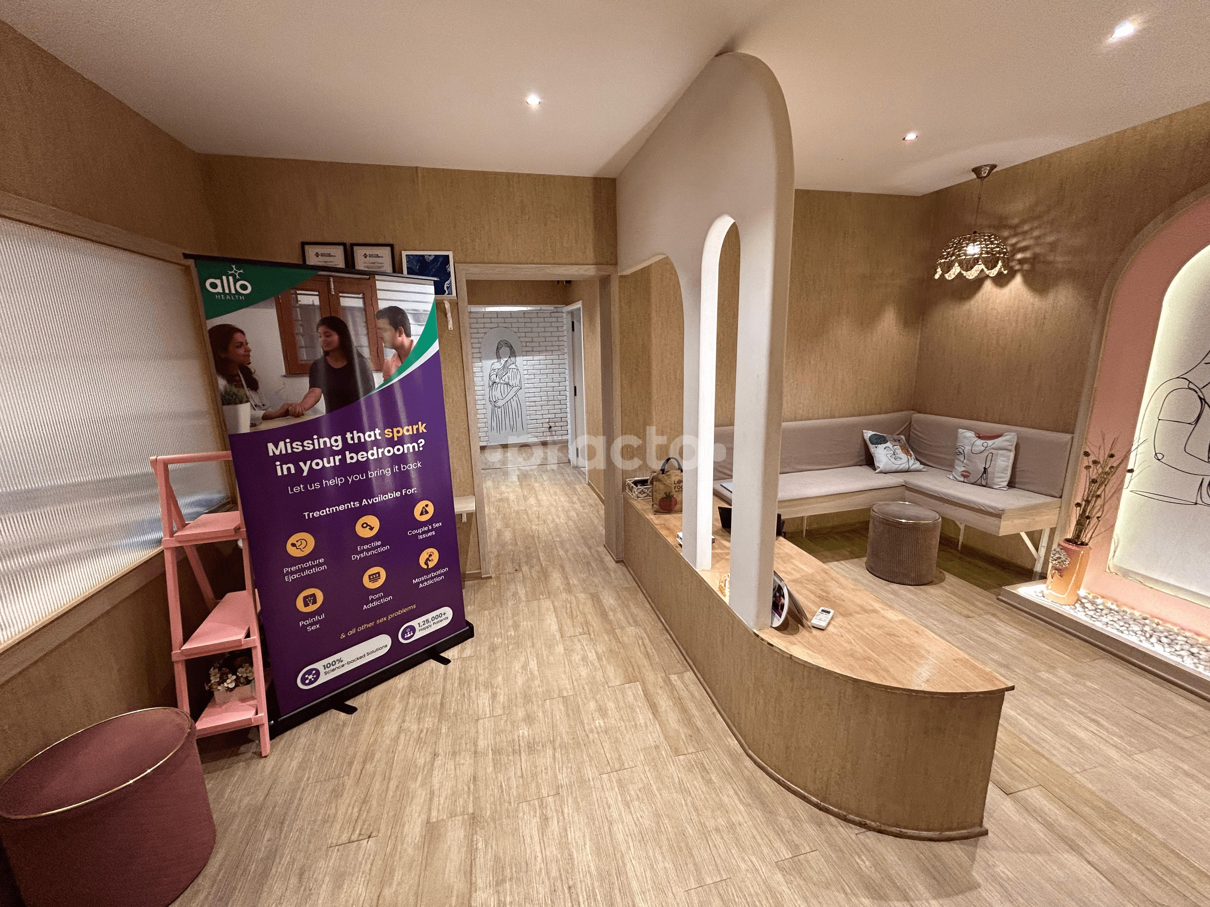 Waiting Area at Allo Sexual Health Clinic Nungambakkam Chennai