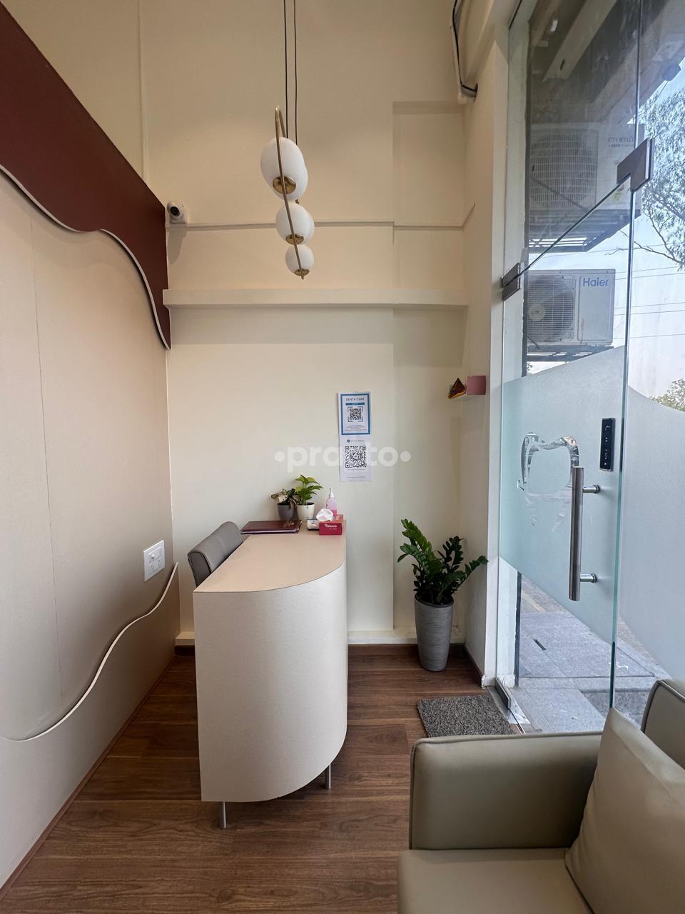 Reception Area at Denta Cure Multispeciality Dental Clinic & Implant Centre Hadapsar Pune