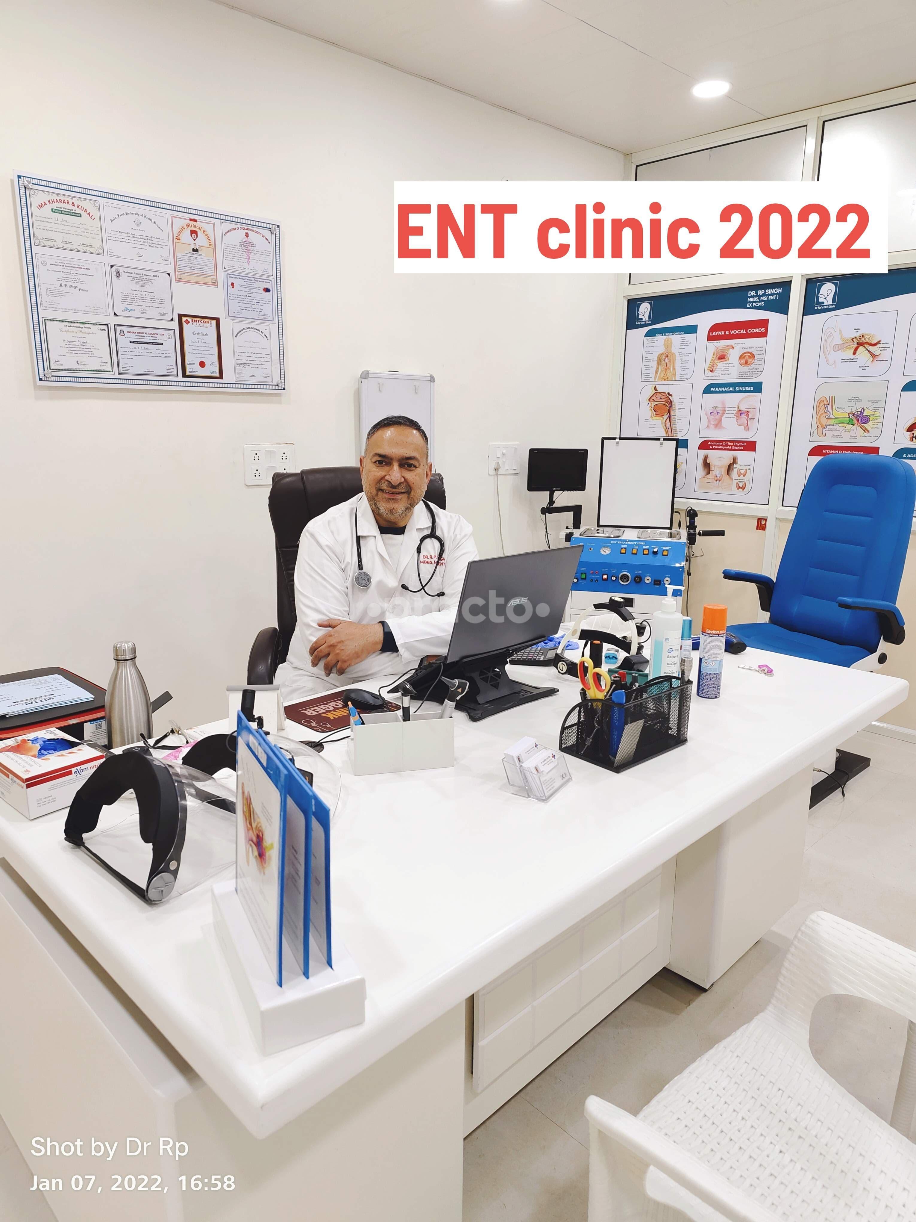 Consultation Room at Dr RP's ENT Clinic Kharar Mohali