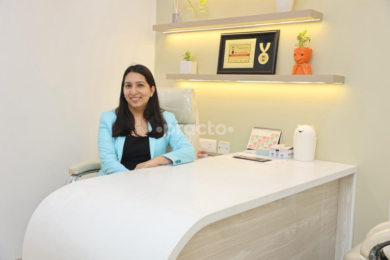 Consultation Room at Dr. Chanana's Skintales Clinic Rohini Sector 8 Delhi