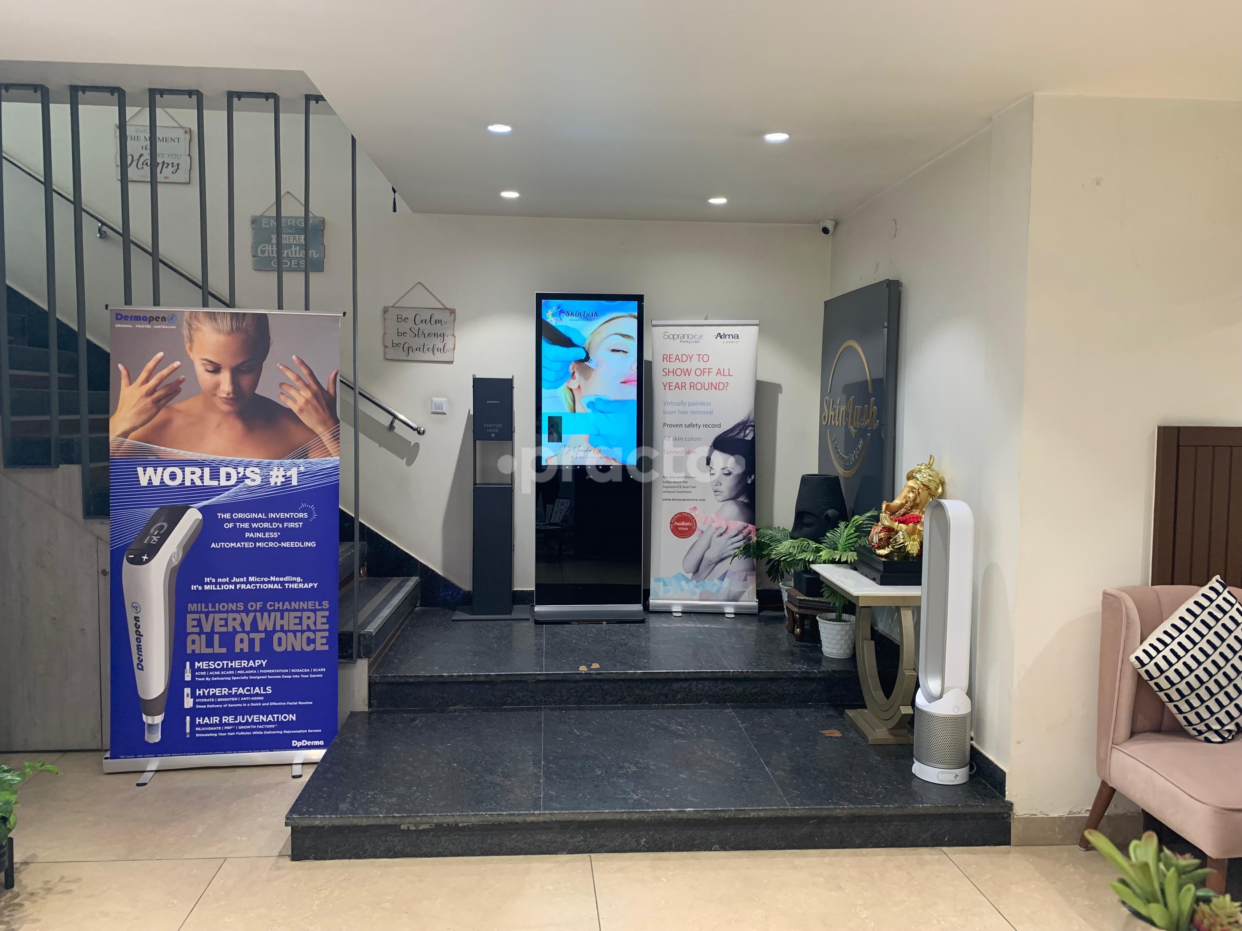 Waiting Area at Skinlush Clinic Gujranwala Town Delhi