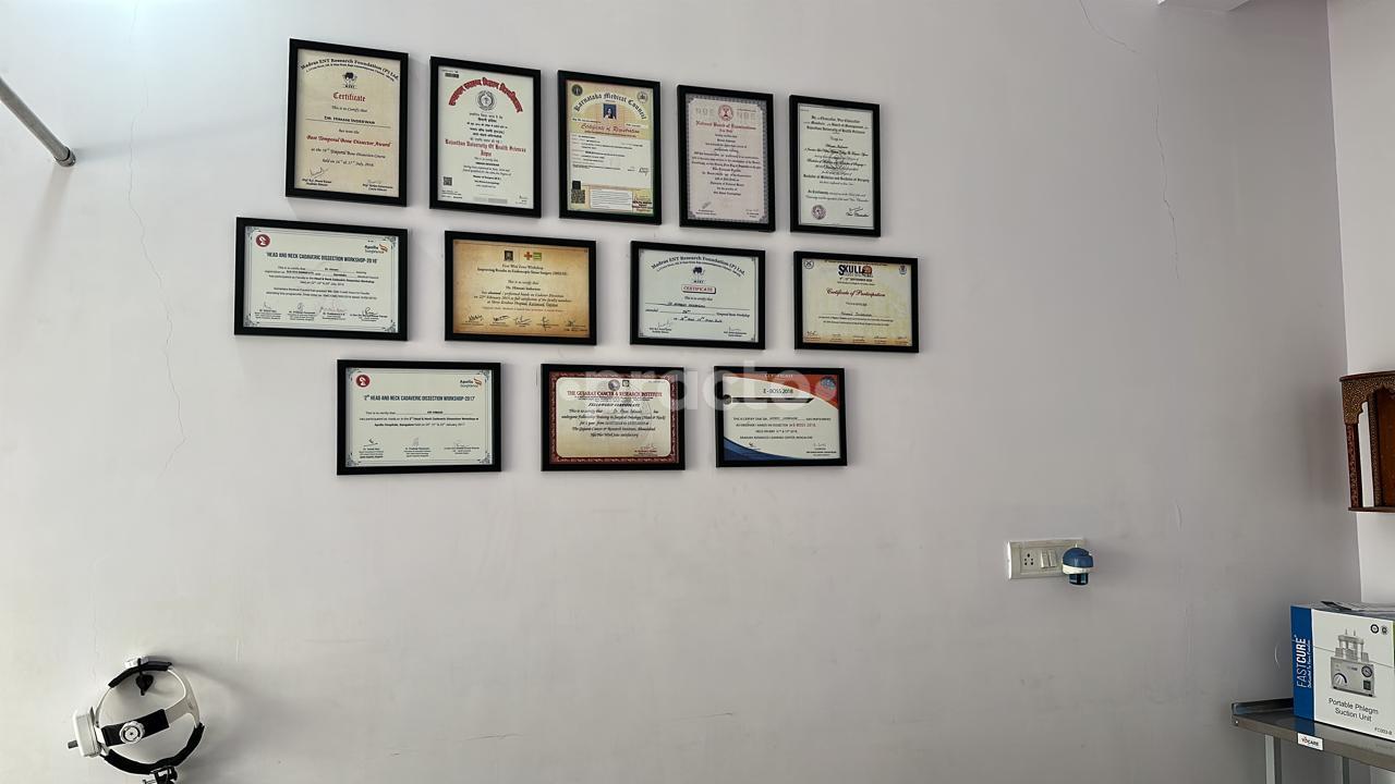 Consultation Room at Dr. Himani's ENT, HEAD & NECK Care Clinic Gottigerre Bangalore