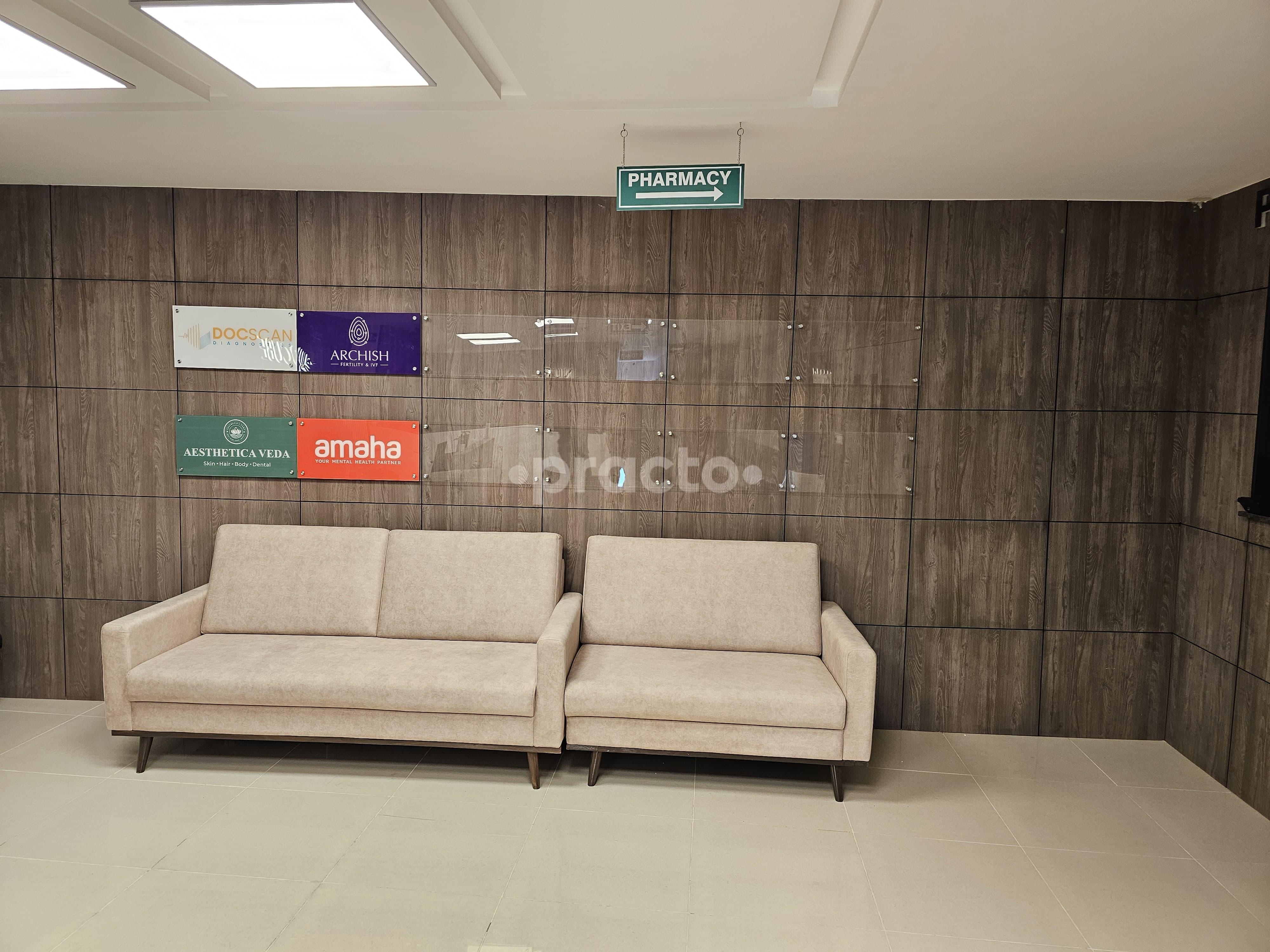 Waiting Area at Docube Healthcare Sarjapur Road Bangalore