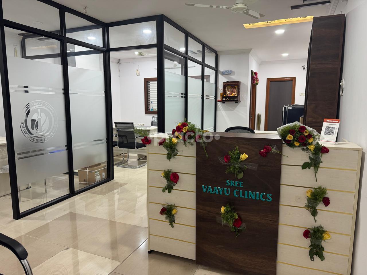 Reception Area at Sree Vaayu Clinics  Kukatpally Hyderabad