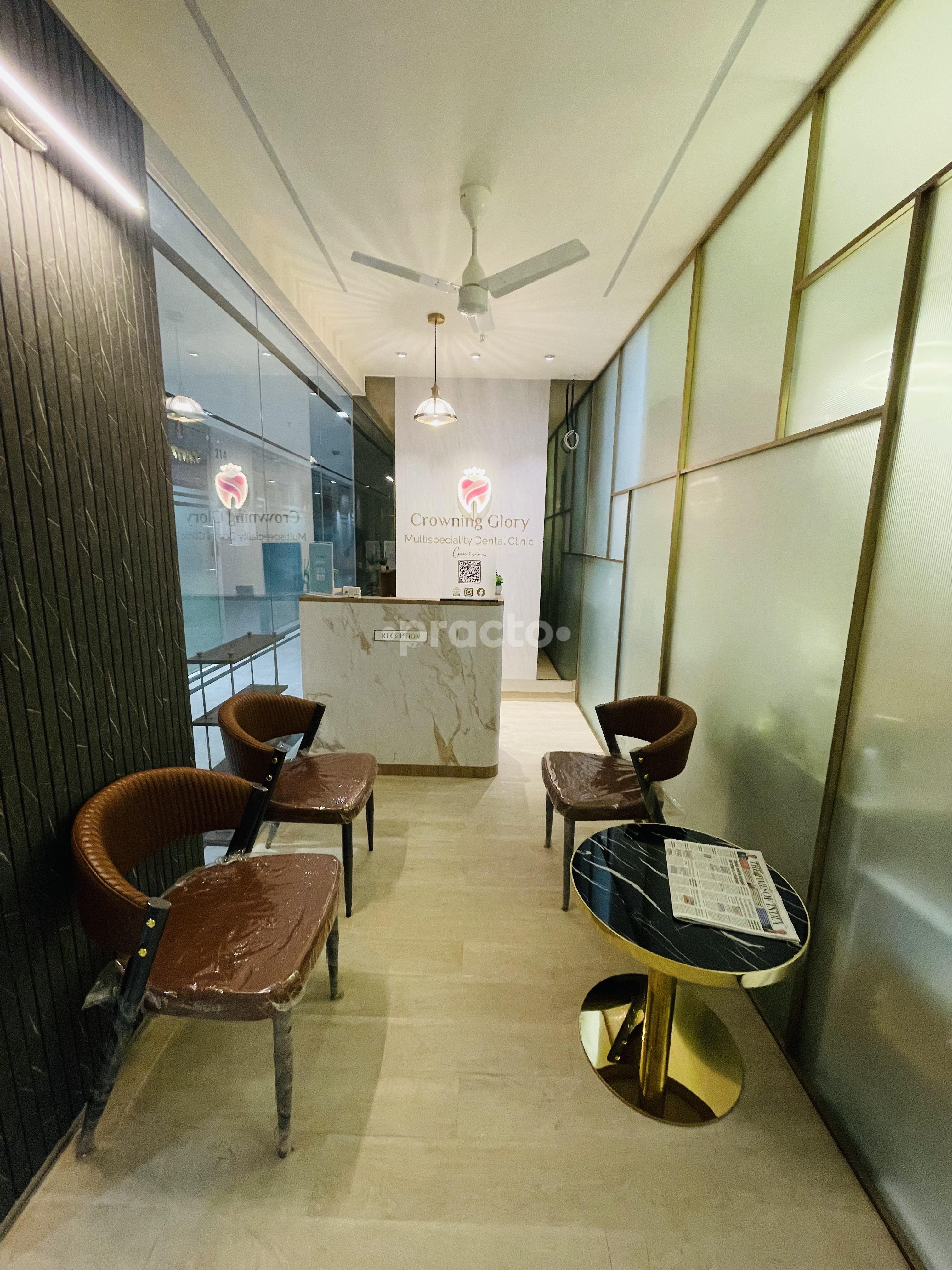 Waiting Area at Crowning Glory Multispeciality Dental Clinic Aundh Pune