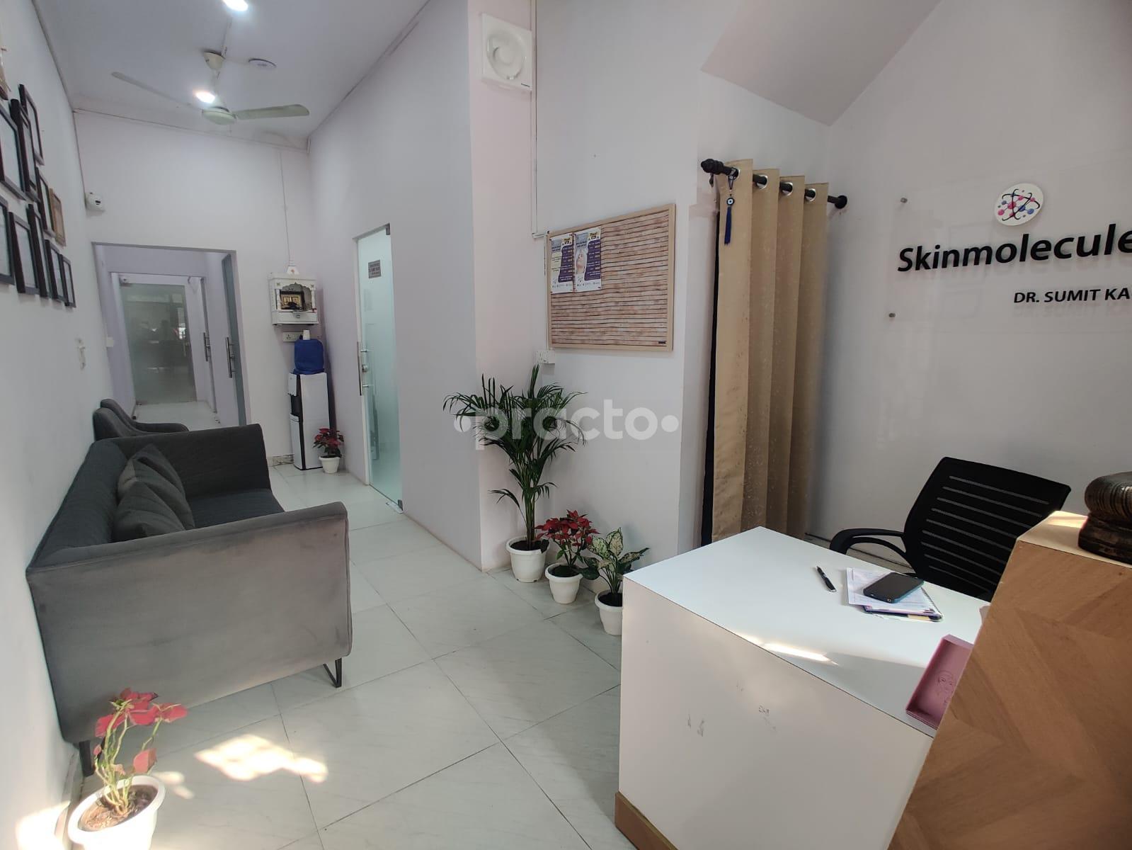 Reception Area at Skinmolecules Clinic Lajpat Nagar 4 Delhi