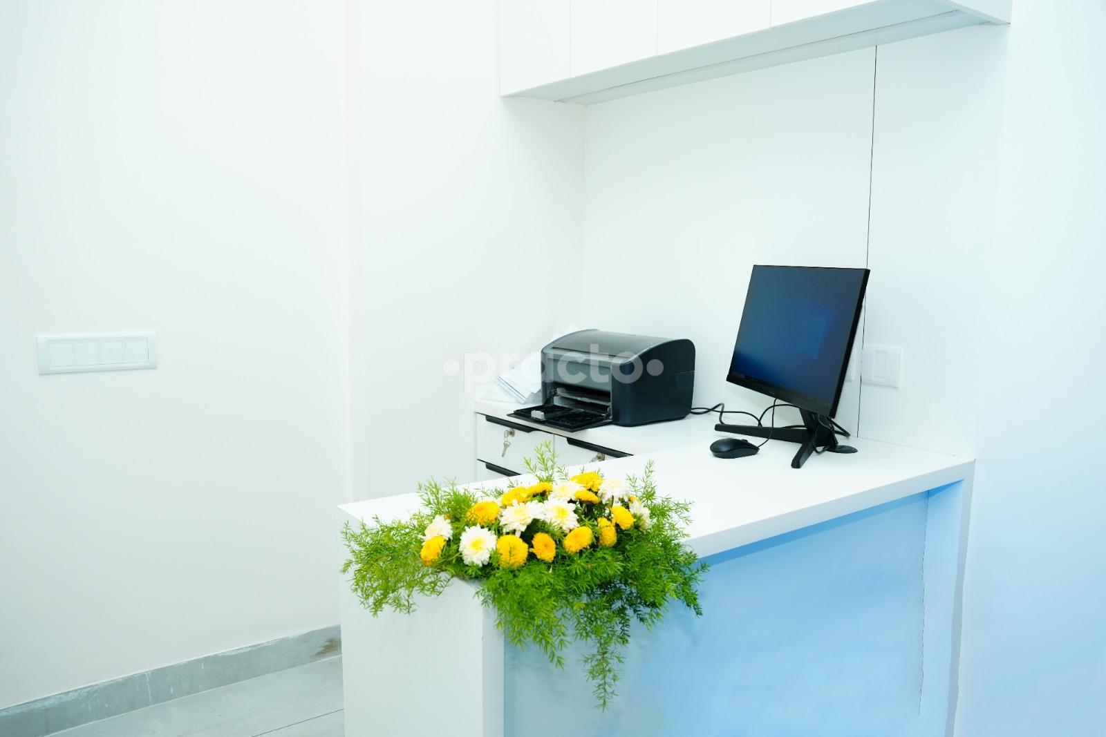 Reception Area at Dr. Seena's Dental Clinic Kompally Hyderabad