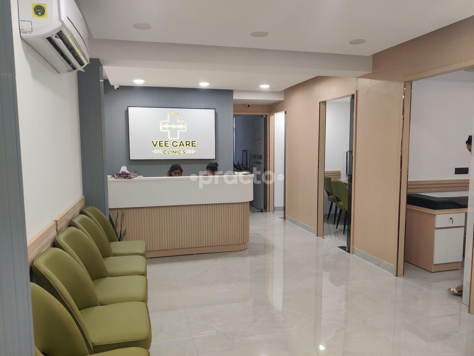 Reception Area at Vee Care Clinics DLF Phase IV Gurgaon