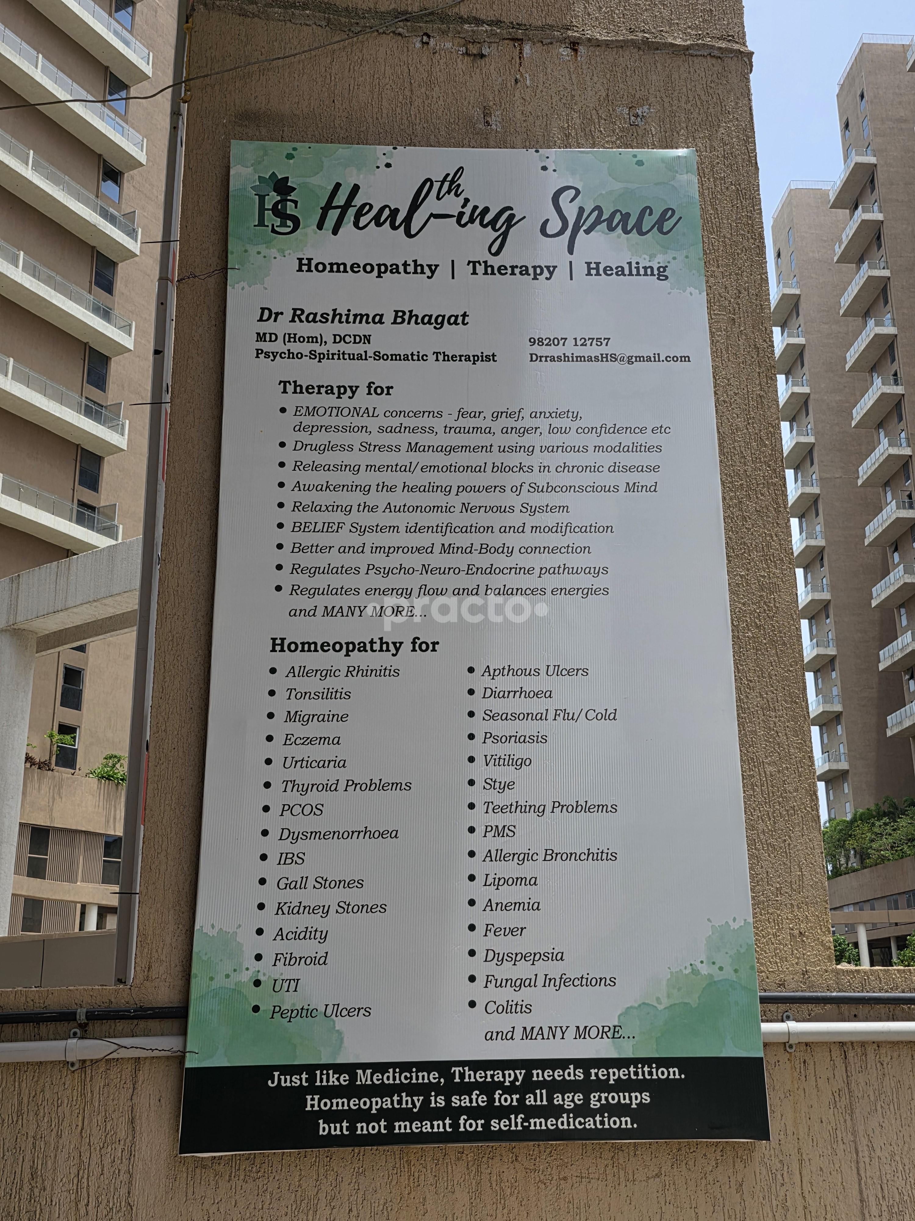 Outside Area at Healthing Space Clinic Kharghar Navi Mumbai