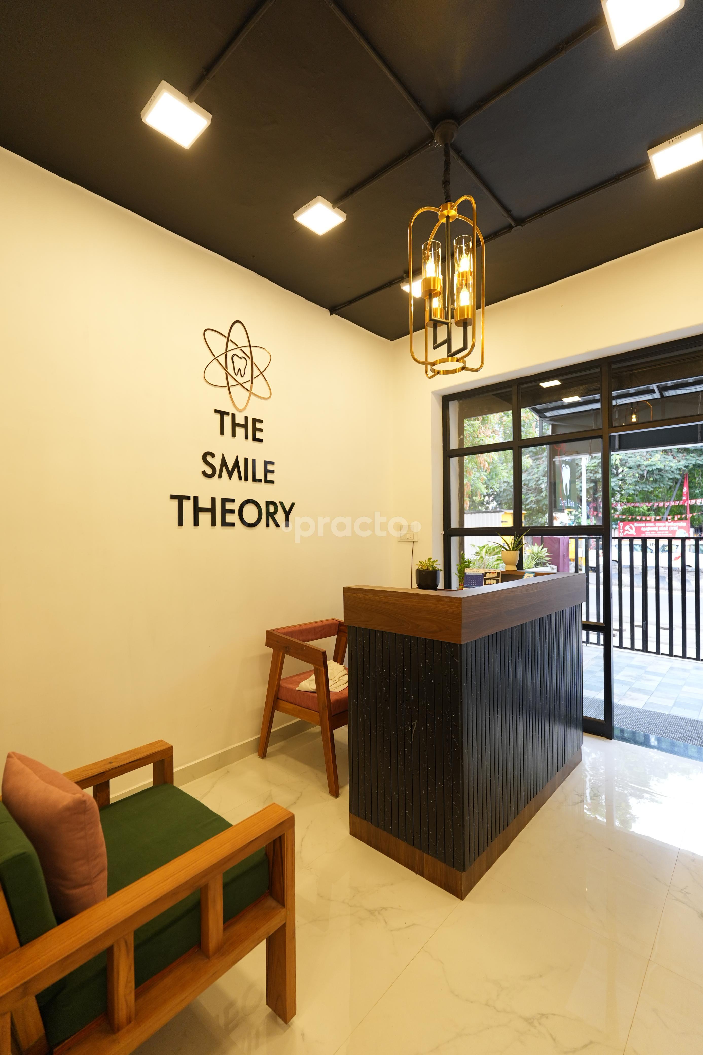 Reception Area at The Smile Theory A Multispeciality Dental Clinic Tatabad Coimbatore
