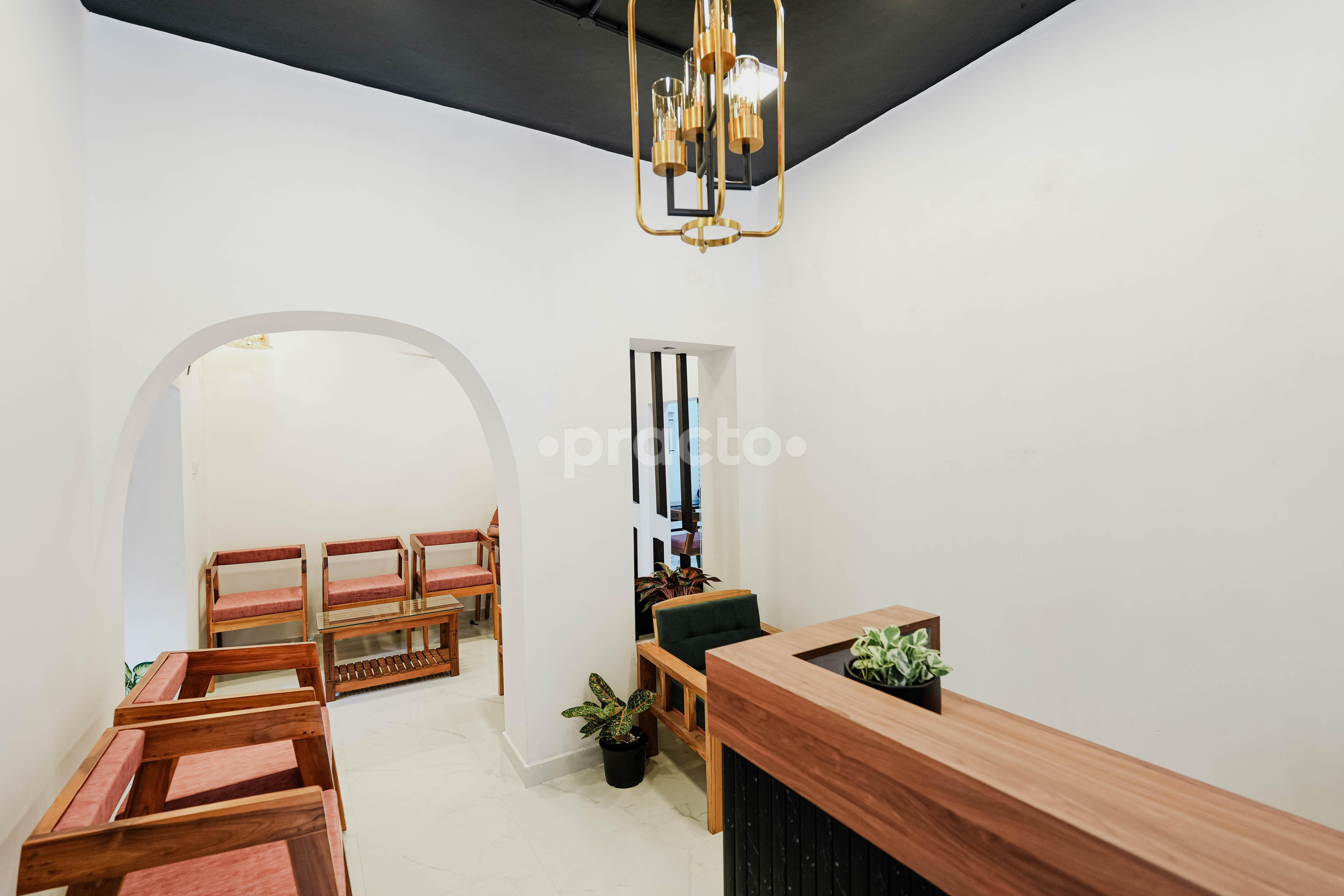 Waiting Area at The Smile Theory A Multispeciality Dental Clinic Tatabad Coimbatore