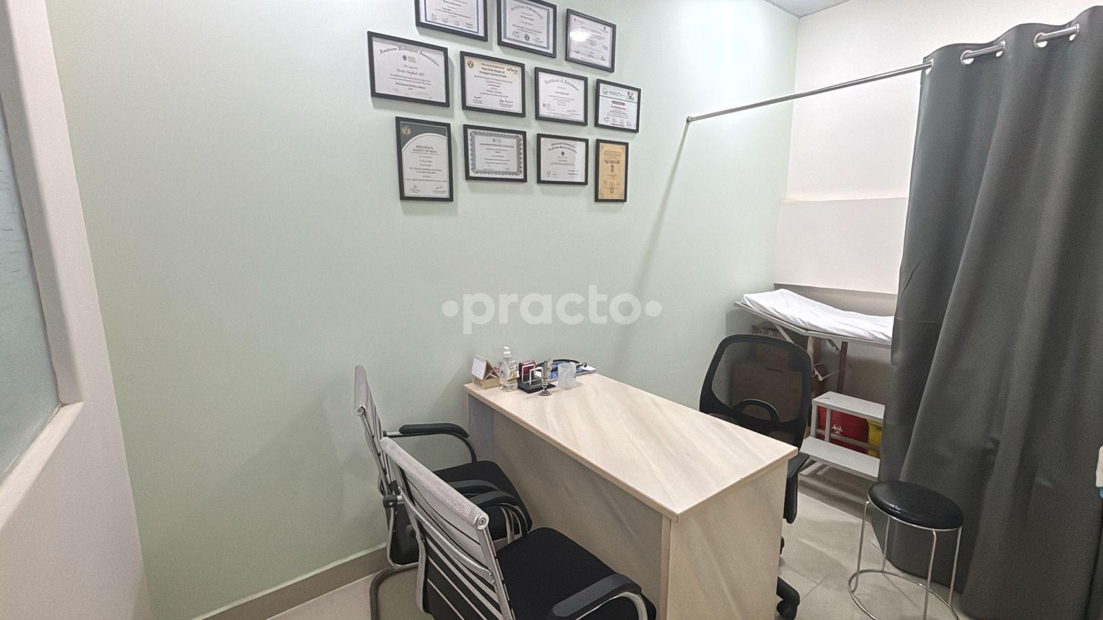 Reception Area at Singhal Urology and Kidney Stone Clinic Greater Noida West Greater Noida