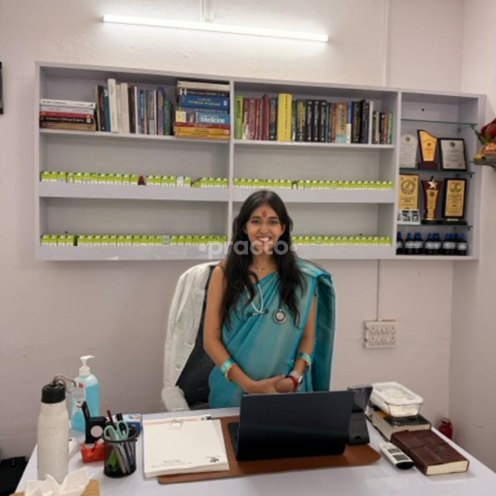 Consultation Room at Dr. Srishti's Homeopathic Clinic Karanpur Road Dehradun