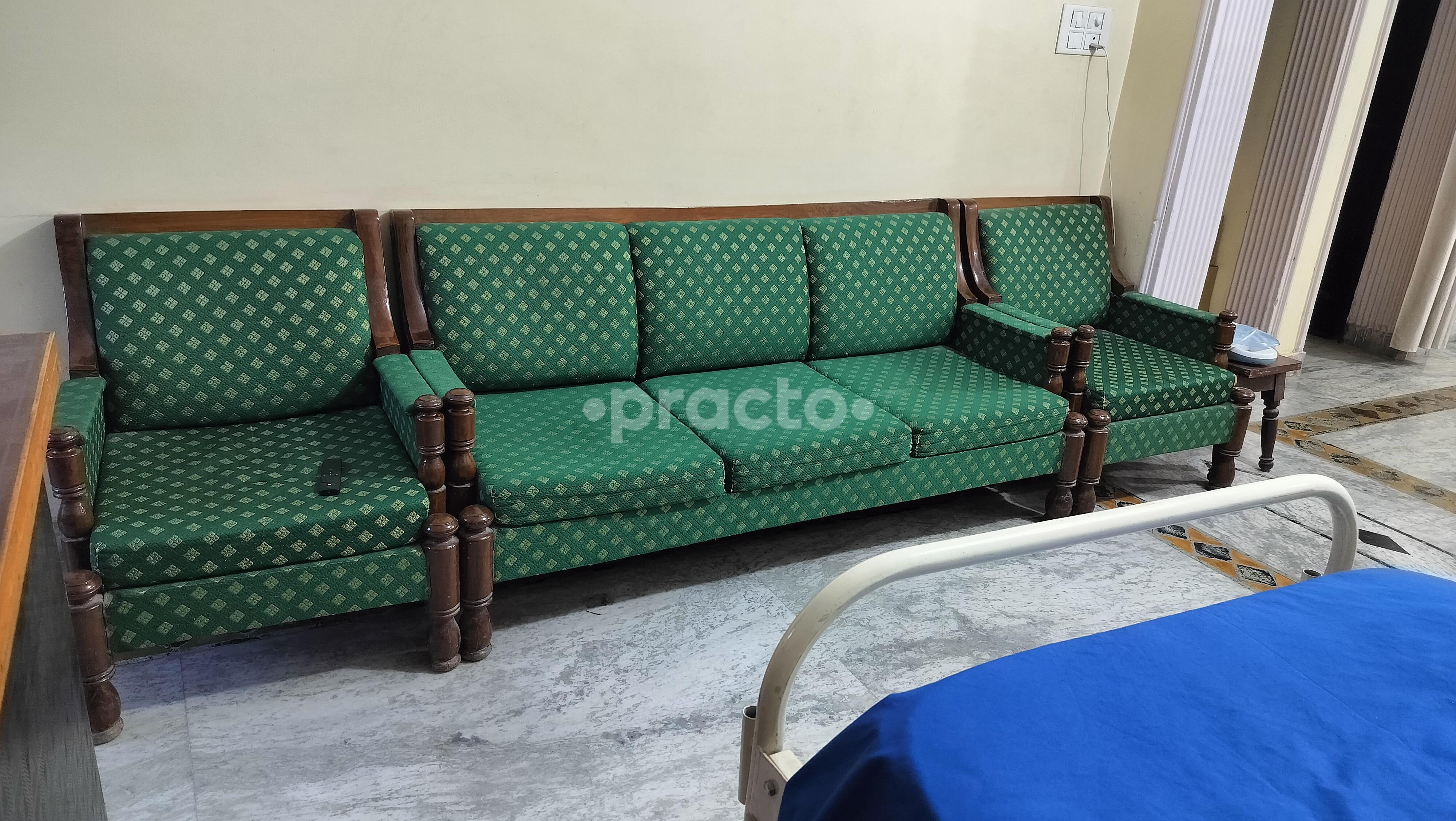 Waiting Area at Cure Well Clinic Rishi Vihar Dehradun