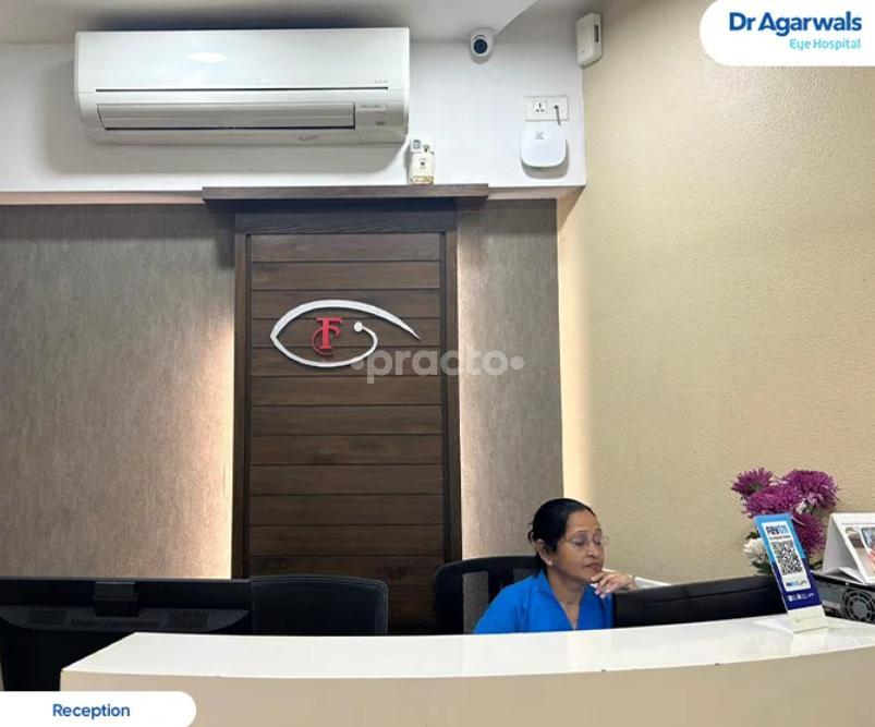 Reception Area at Dr Agarwals Health Care Girgaon Mumbai