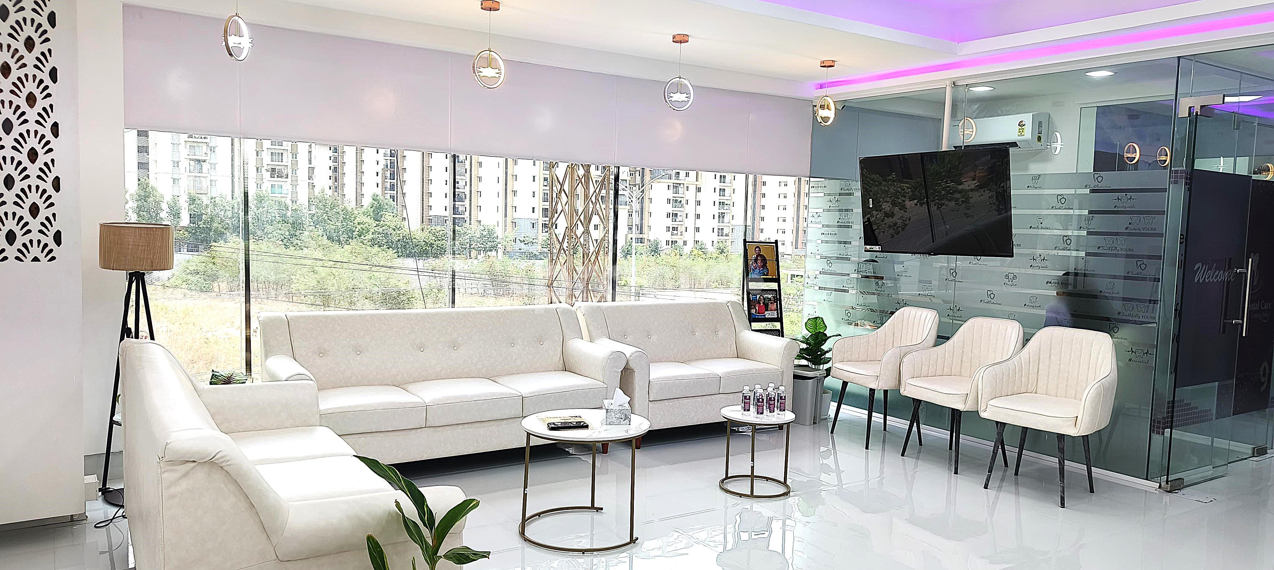 Waiting Area at Galaxy Dental Care Nallagandla Hyderabad