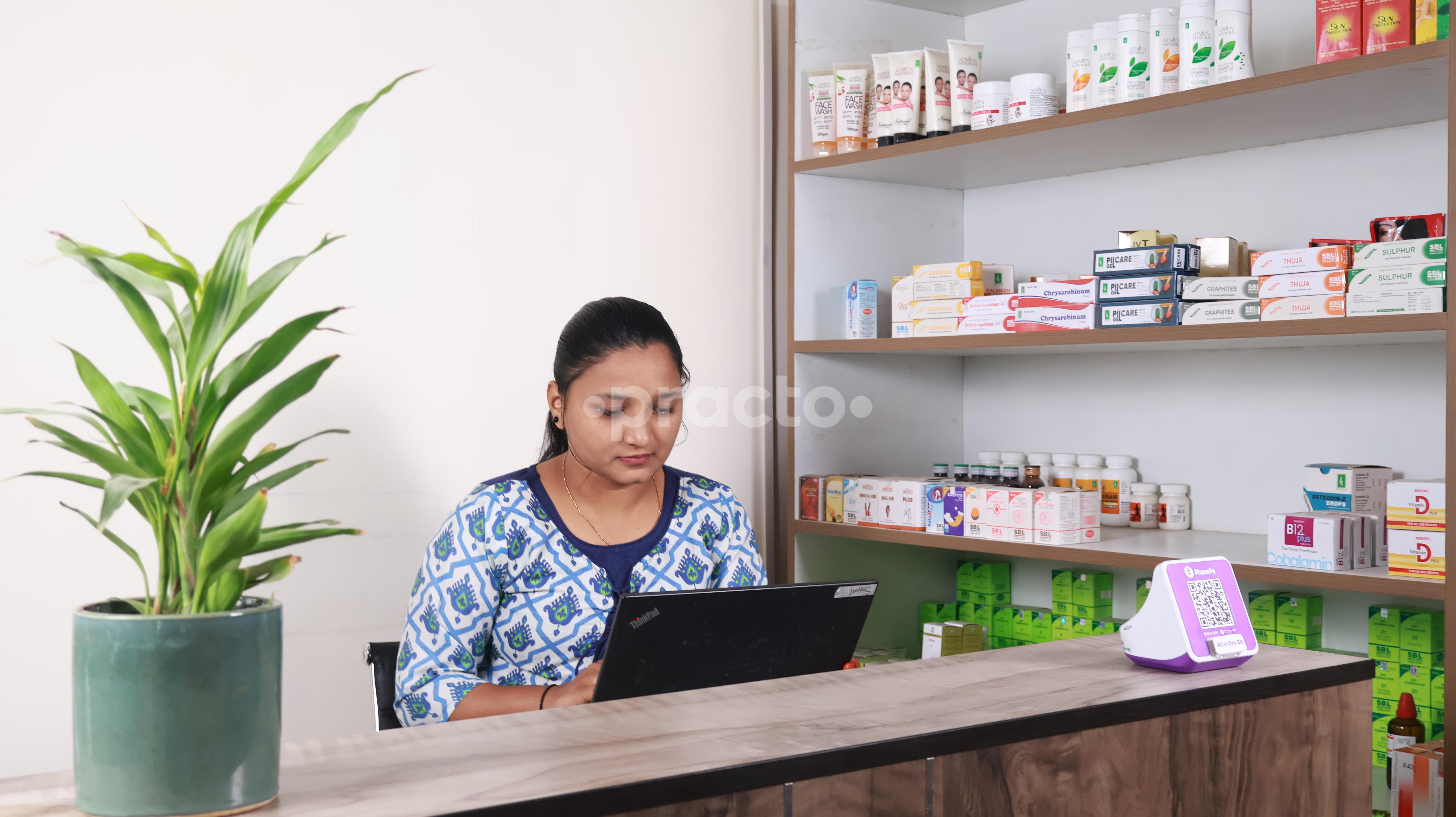 Reception Area at Fidicus Homeoapathy Manikonda Hyderabad