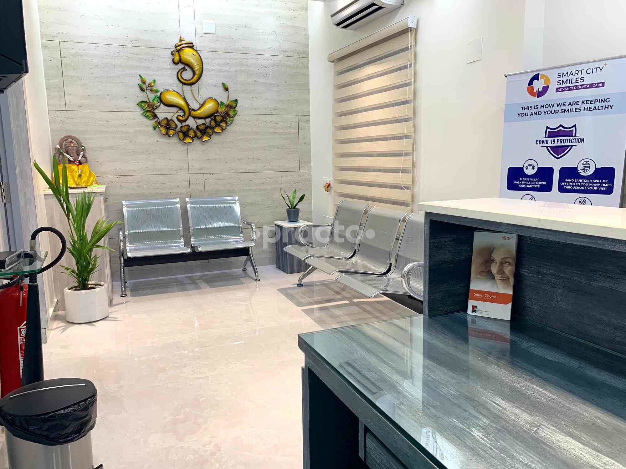 Waiting Area at Smart City Smiles Advanced Dental Care Patrapada Bhubaneswar