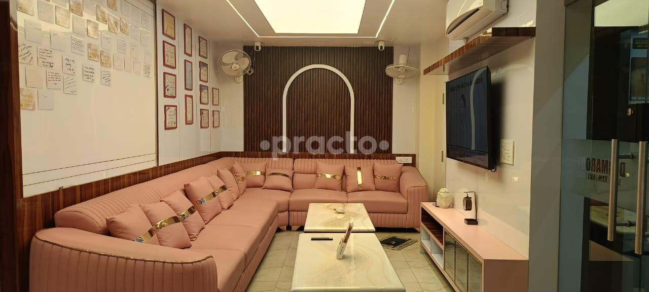 Waiting Area at Dermaroots Skin & Aesthetiq Clinic Indirapuram Ghaziabad