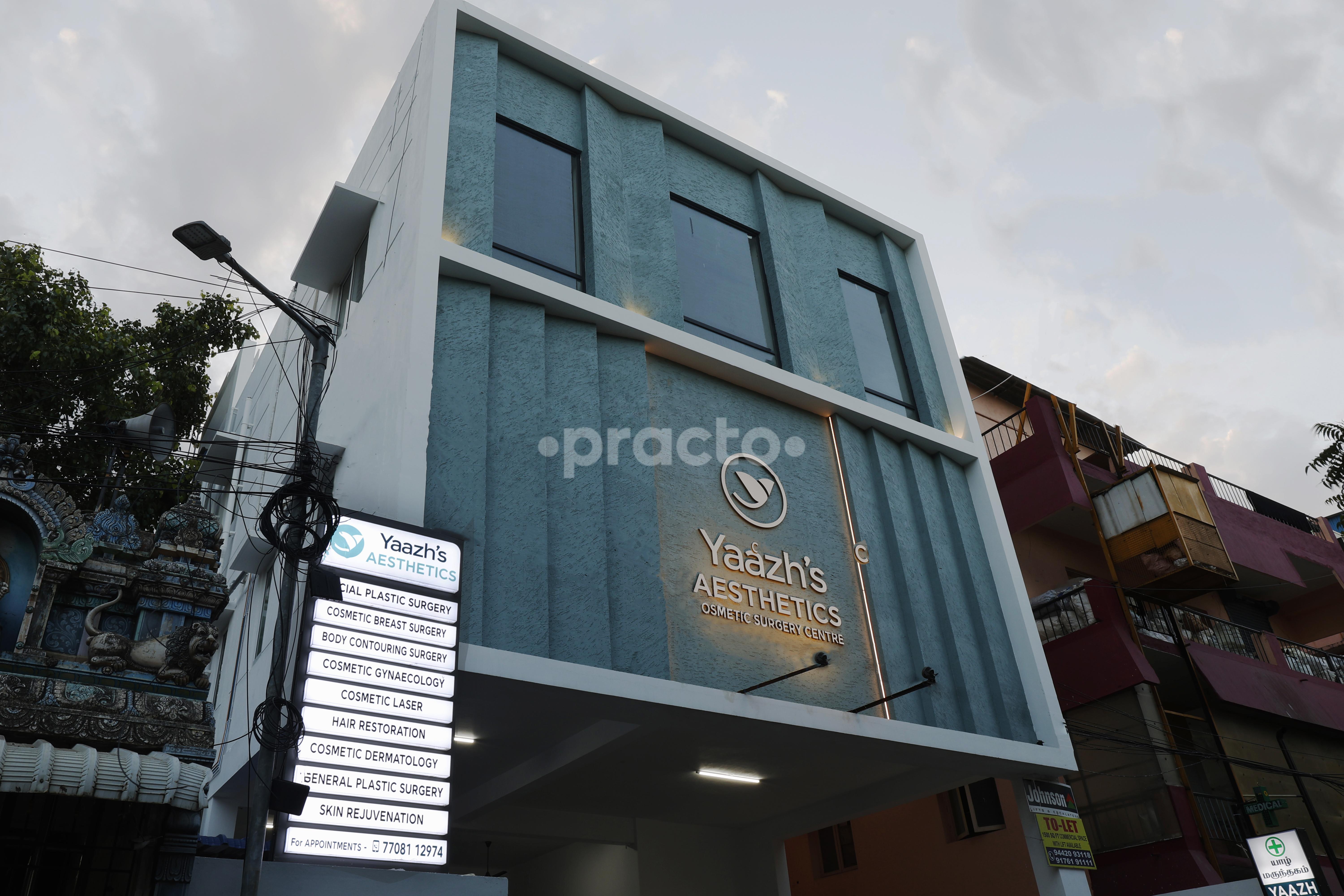 Outside Area at Yaazhs Aesthetics Porur Chennai