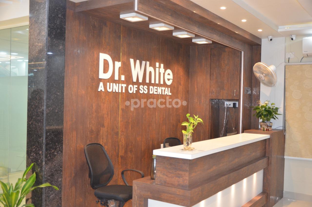 Reception Area at DrWhite Dental Care Madinaguda Hyderabad