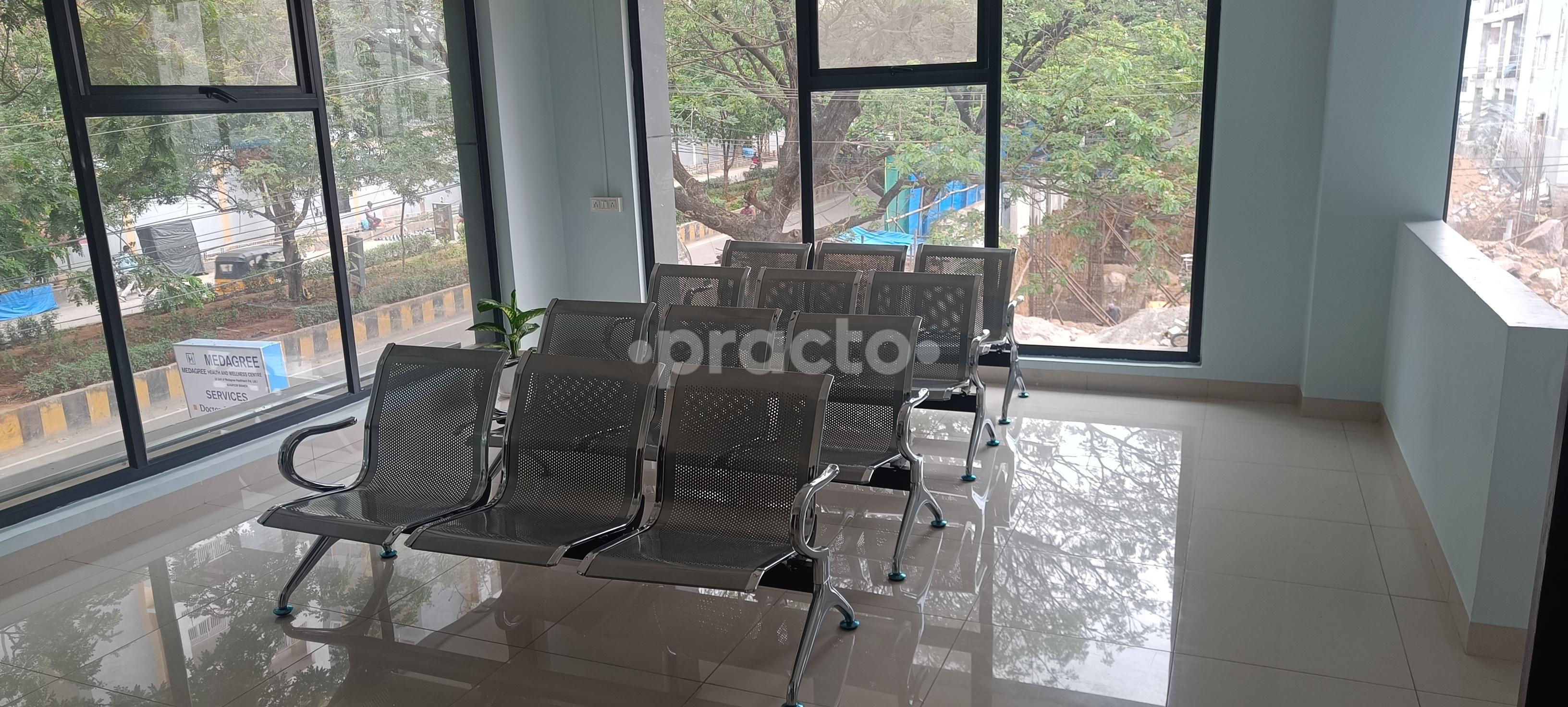 Waiting Area at Medagree Health and Wellness Centre Puppalaguda Hyderabad