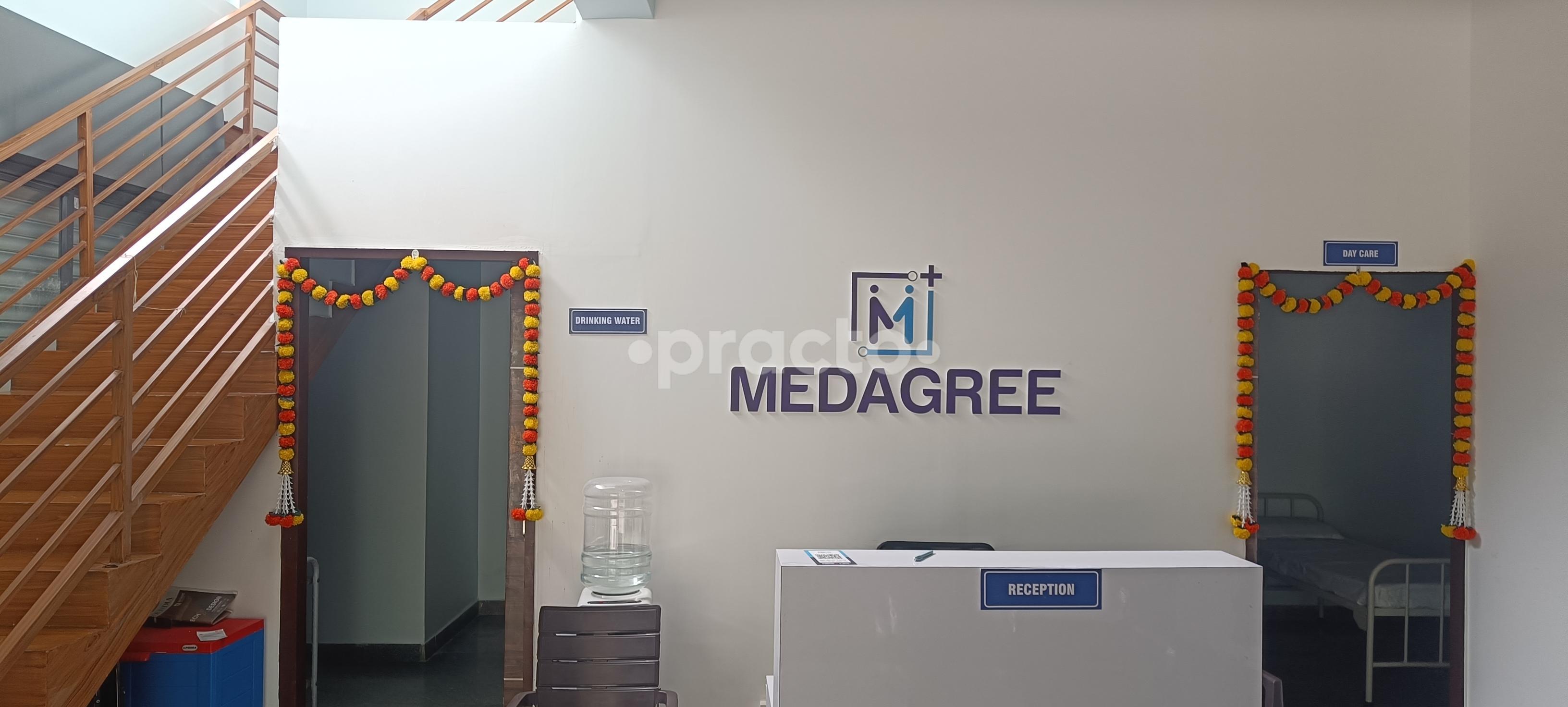 Reception Area at Medagree Health and Wellness Centre Puppalaguda Hyderabad