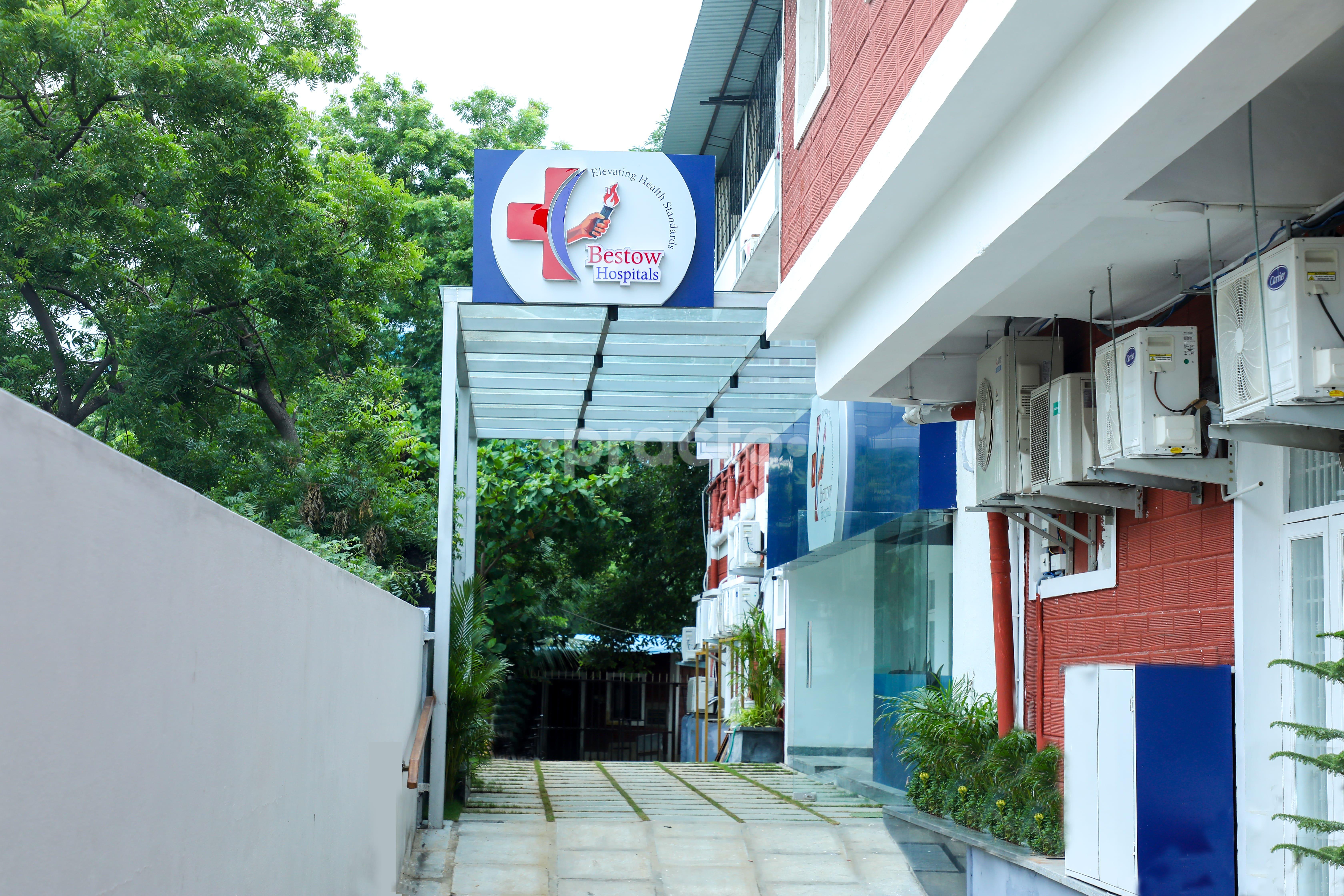 Outside Area at Bestow Hospital Gerugambakkam Chennai