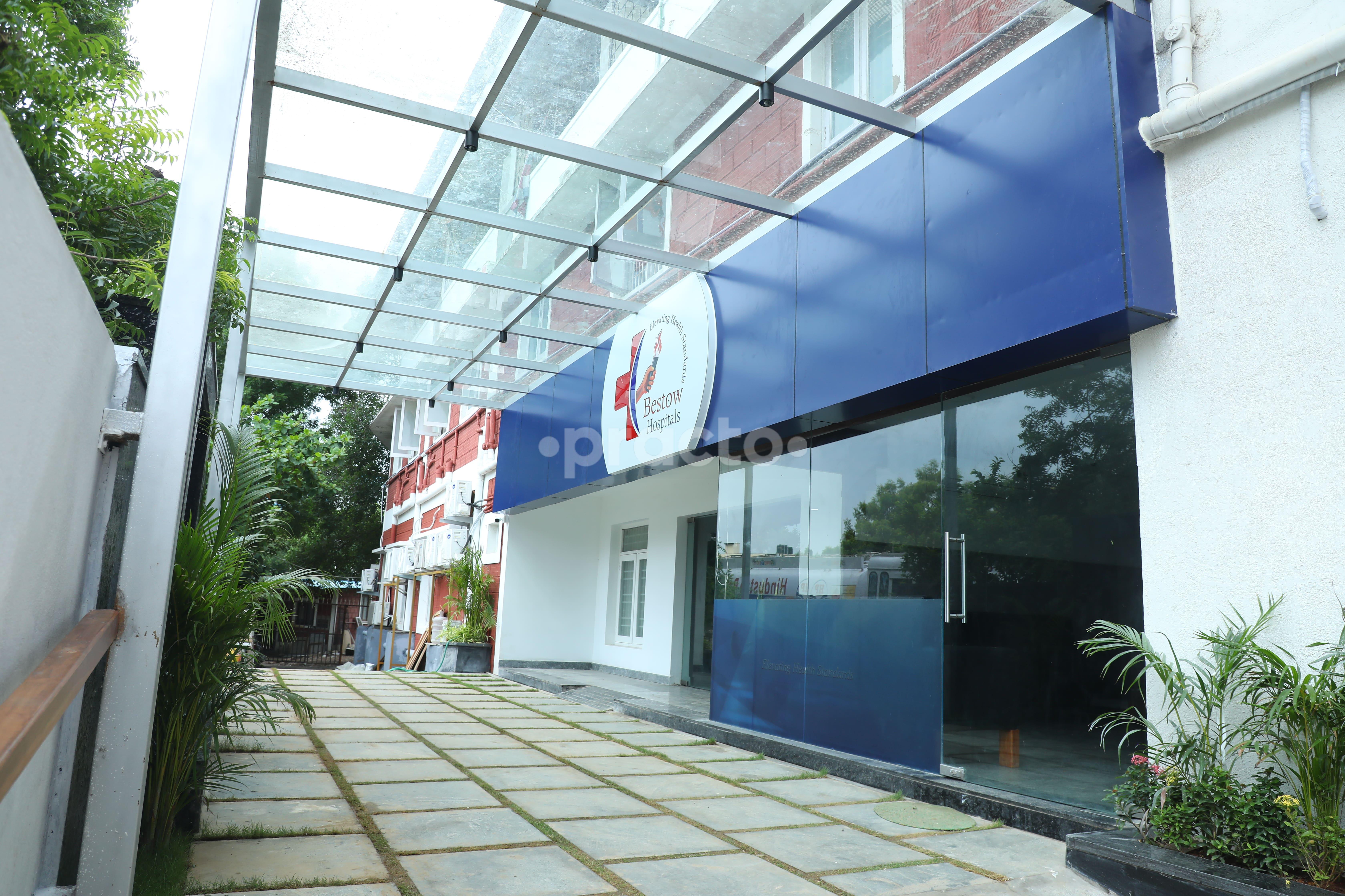 Outside Area at Bestow Hospital Gerugambakkam Chennai