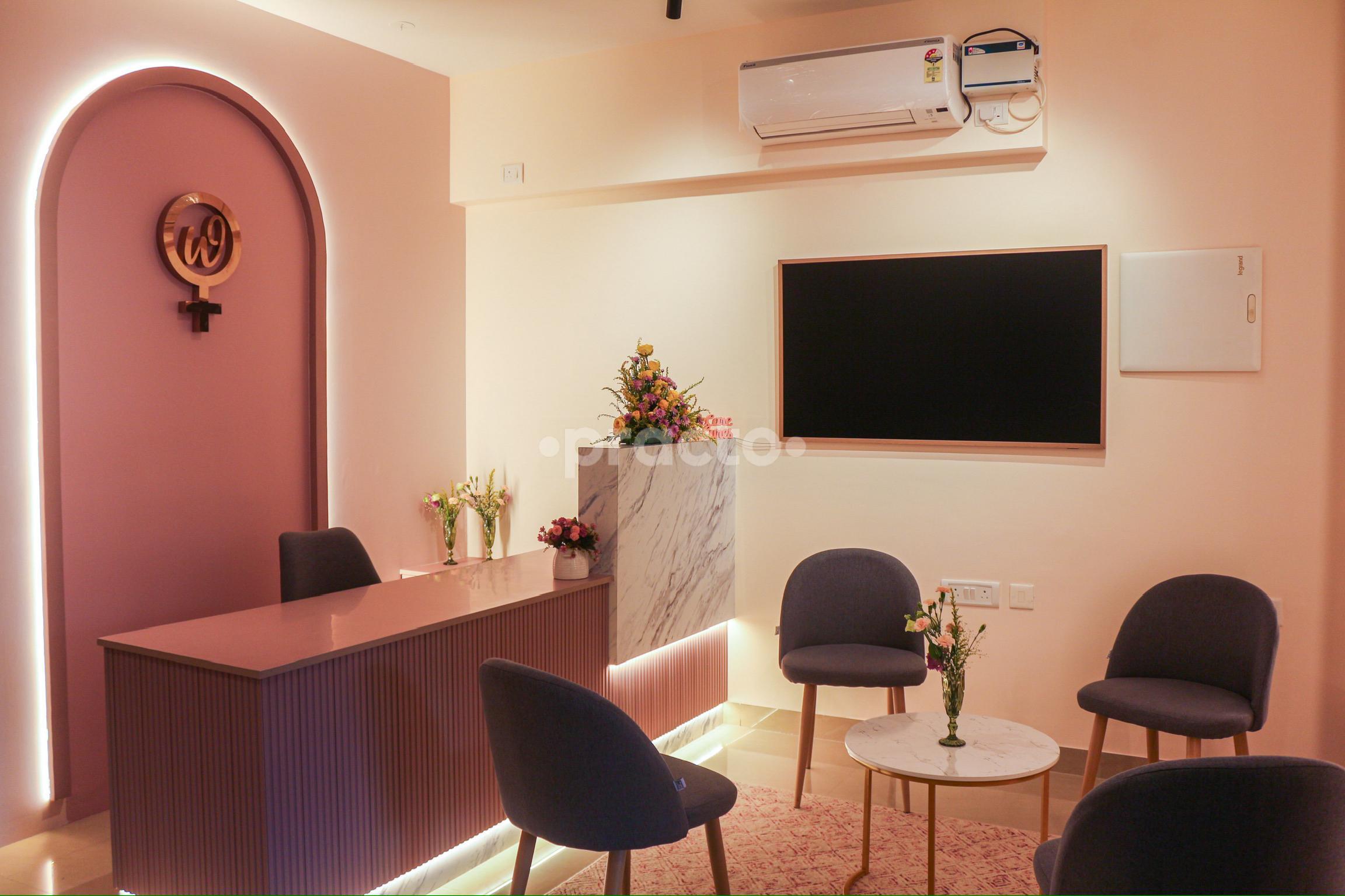 Reception Area at The W Clinic Jeevanbhimanagar Bangalore