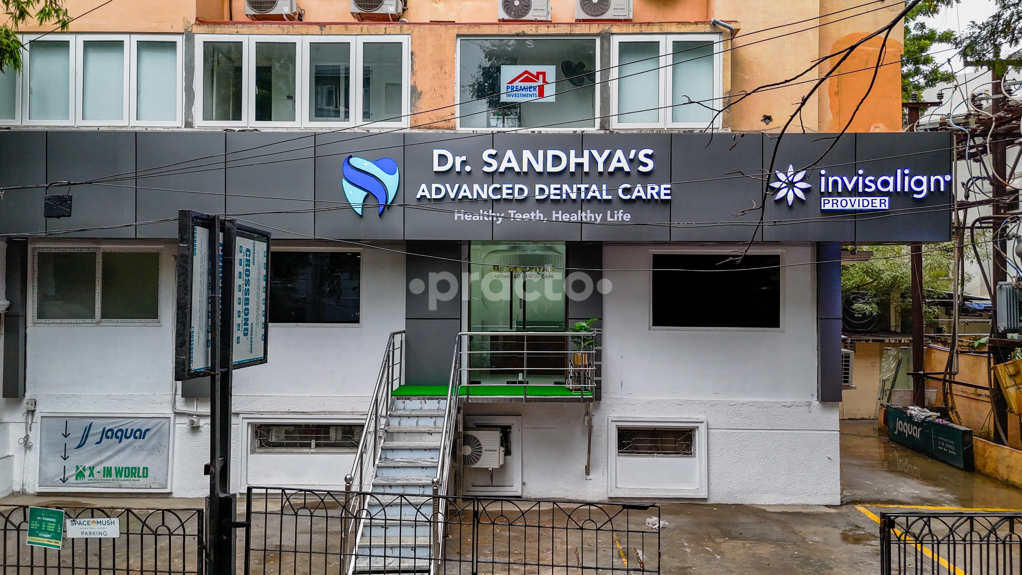 Outside Area at Dr.Sandhya's Advanced Dental Care Teynampet Chennai