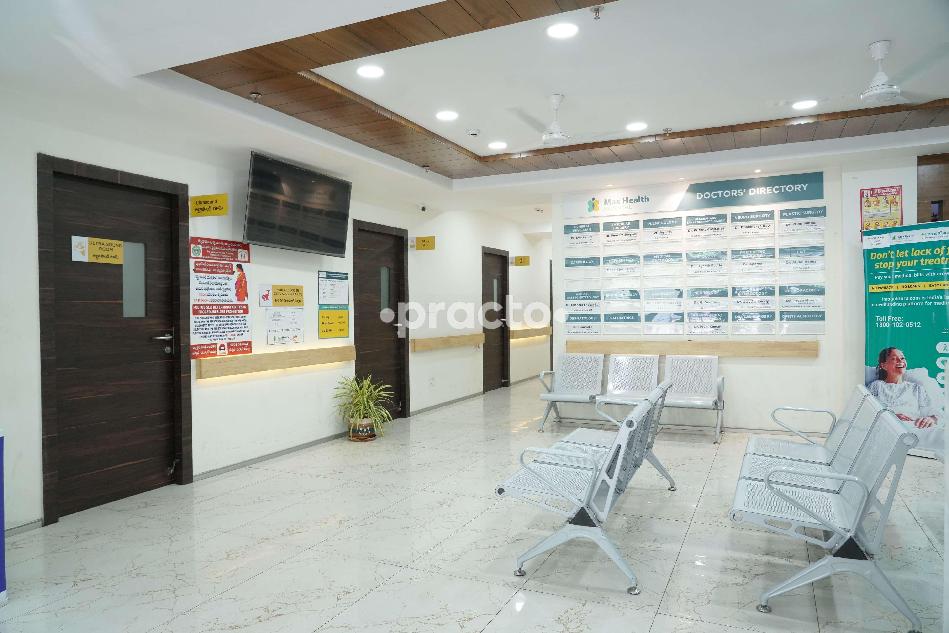 Waiting Area at My Health Hospital Tarnaka Hyderabad