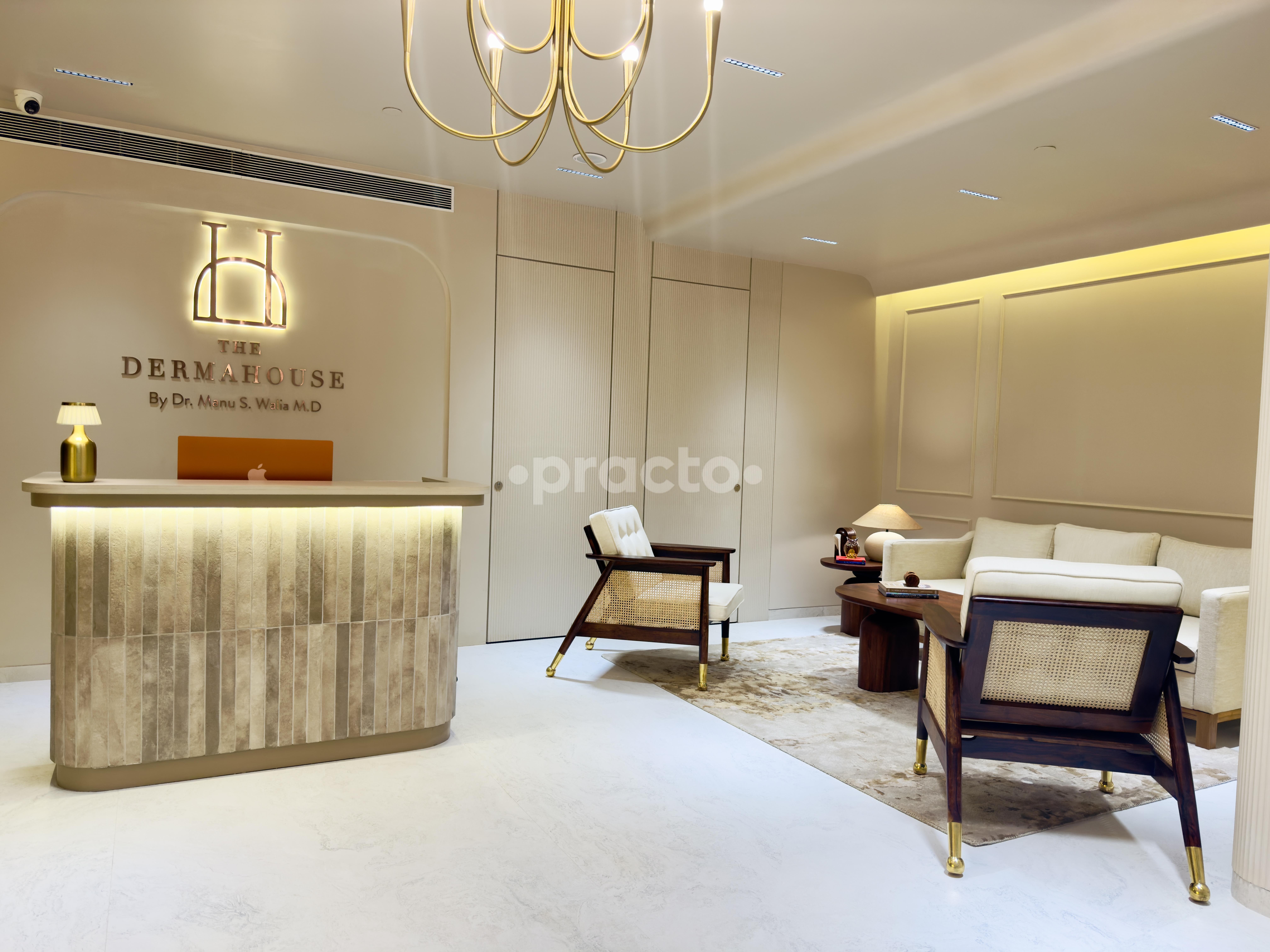 Reception Area at The Derma House Santacruz West Mumbai