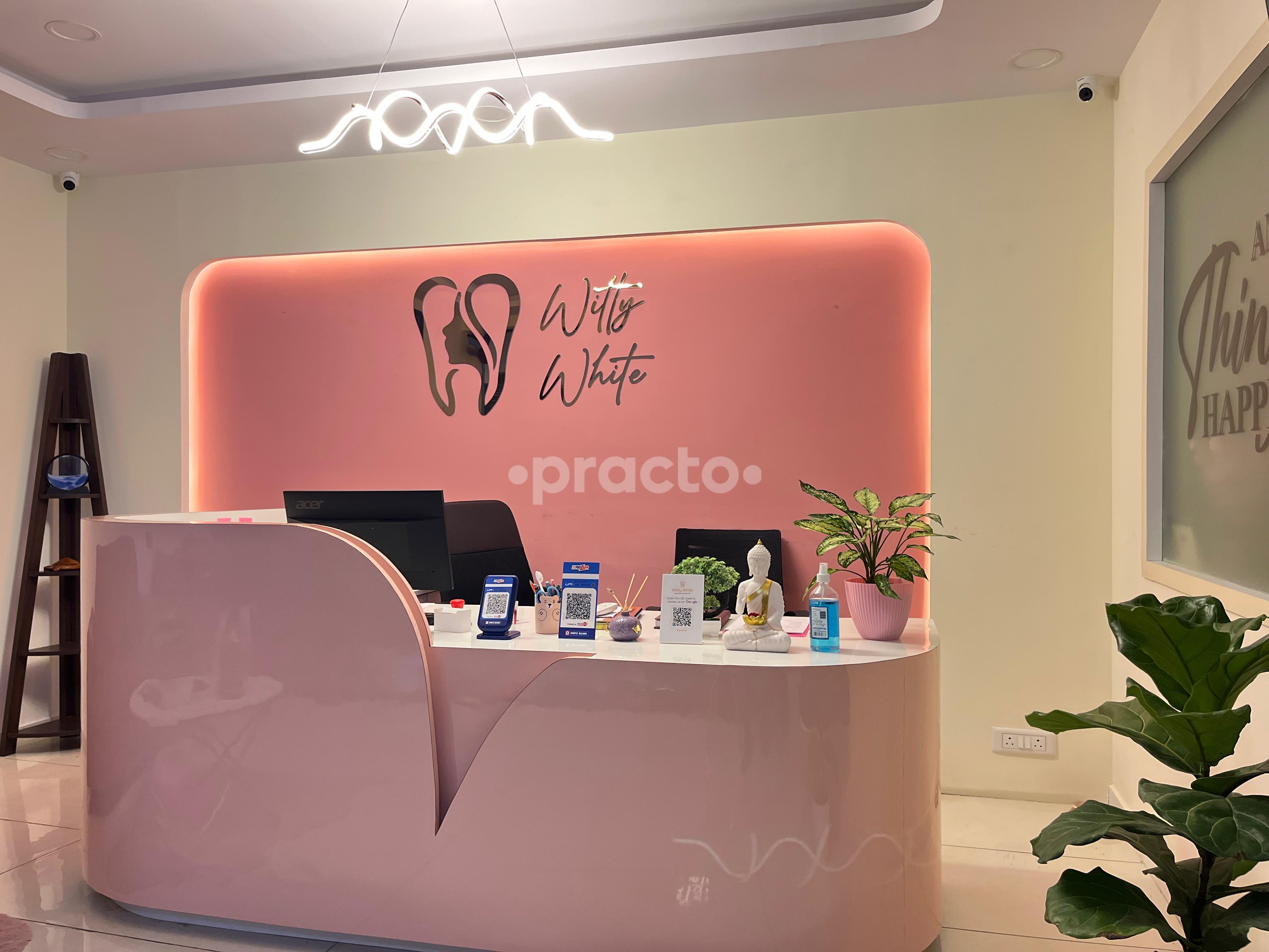 Reception Area at Witty White Dental Clinic & Aesthetics Whitefield Bangalore