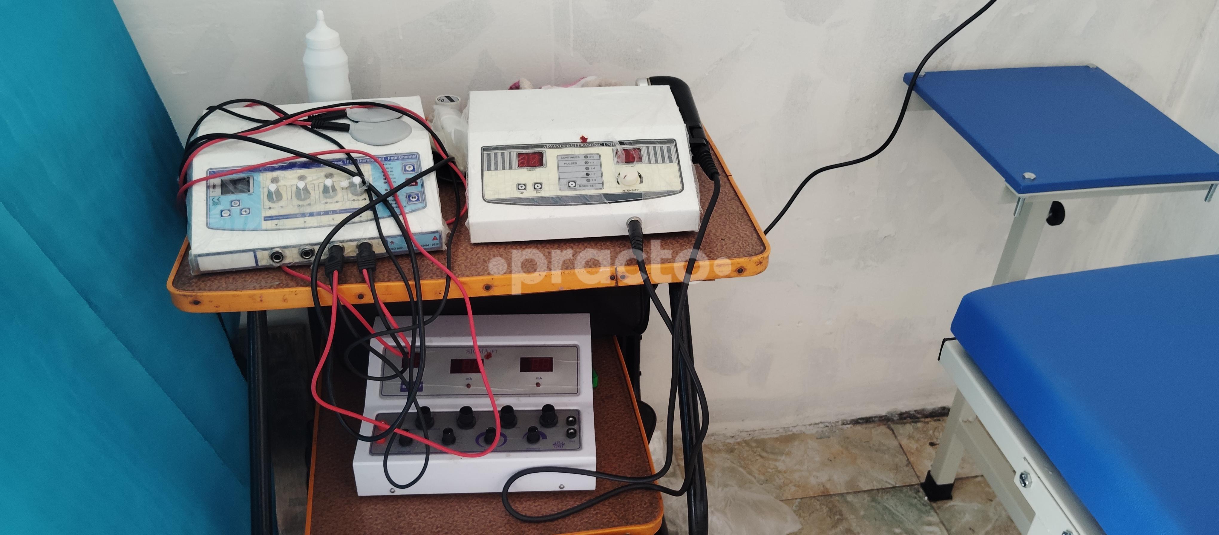 Equipment Area at CoreFusion Physio & Rehab Clinic Thirumullaivoyal Chennai
