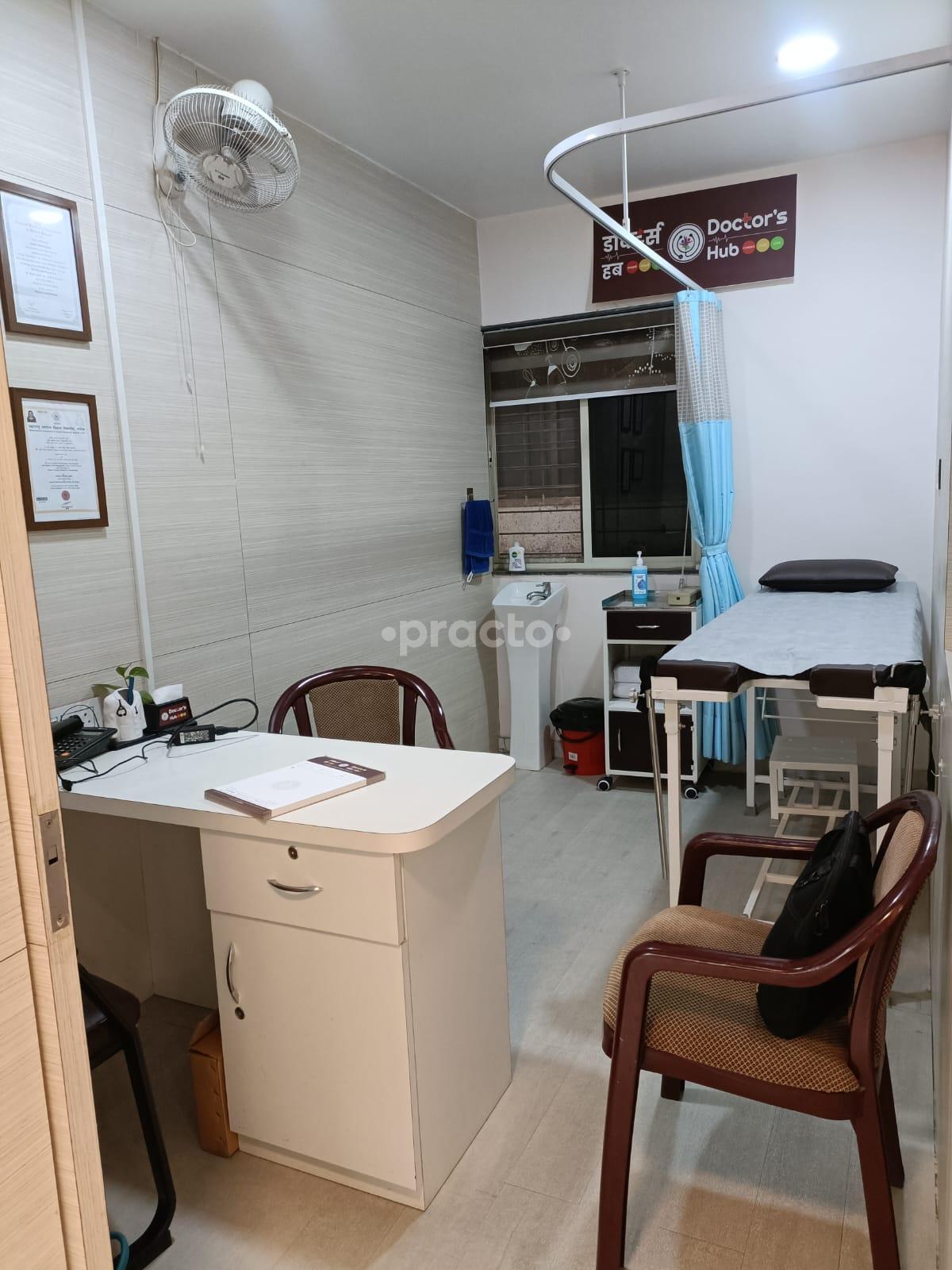 Consultation Room at Doctor's Hub Superspeciality Polyclinic Rahatani Pune