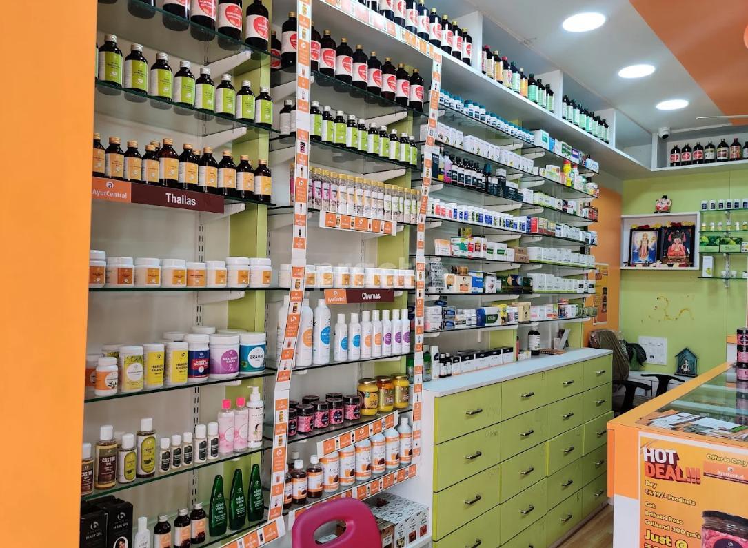 Establishment board at Ayurcentral Bellandur Bangalore