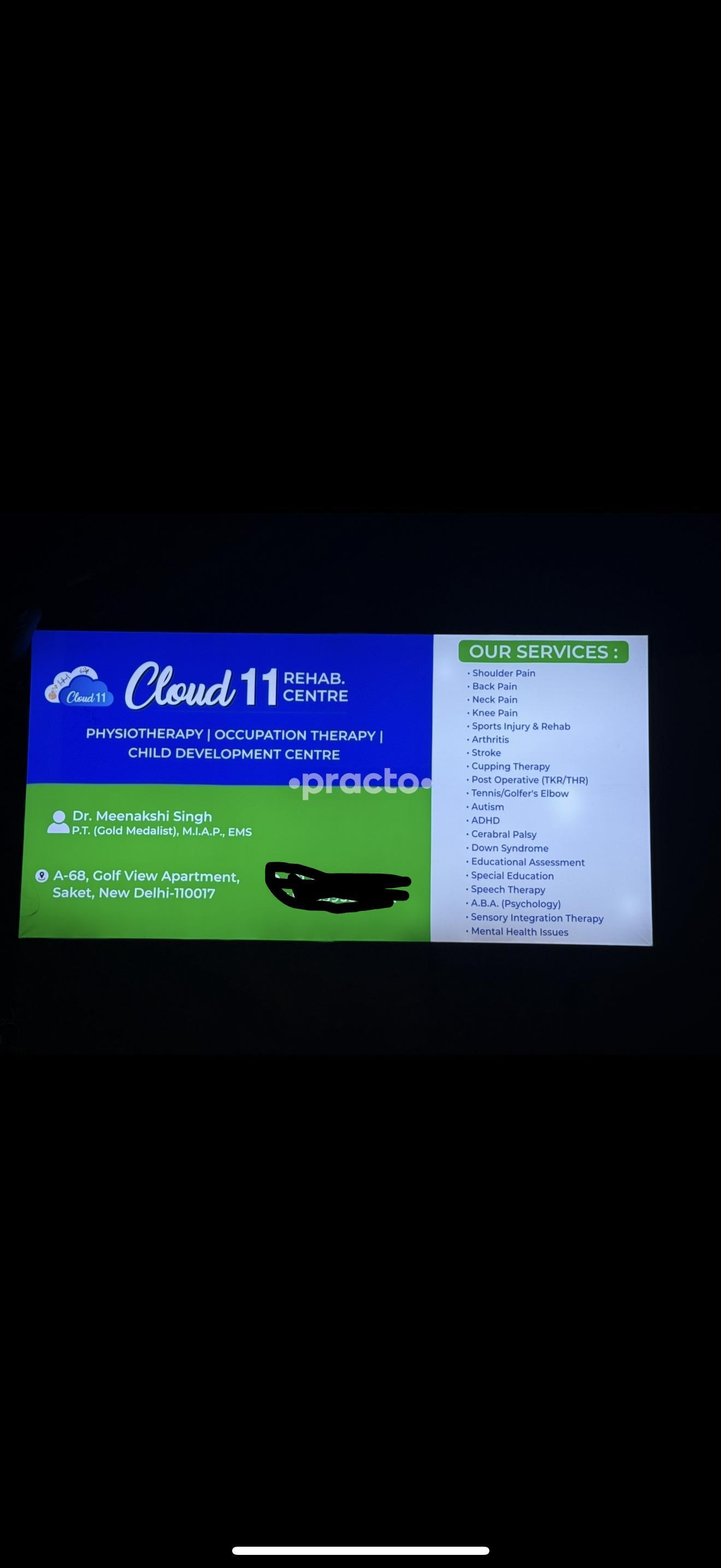Cloud11 Rehab Centre Saket New Delhi