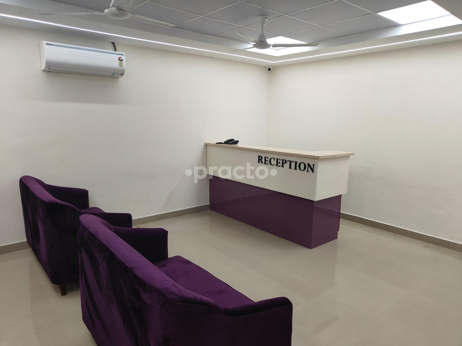Reception Area at Amvi Fertility & Maternity Center Attapur Hyderabad