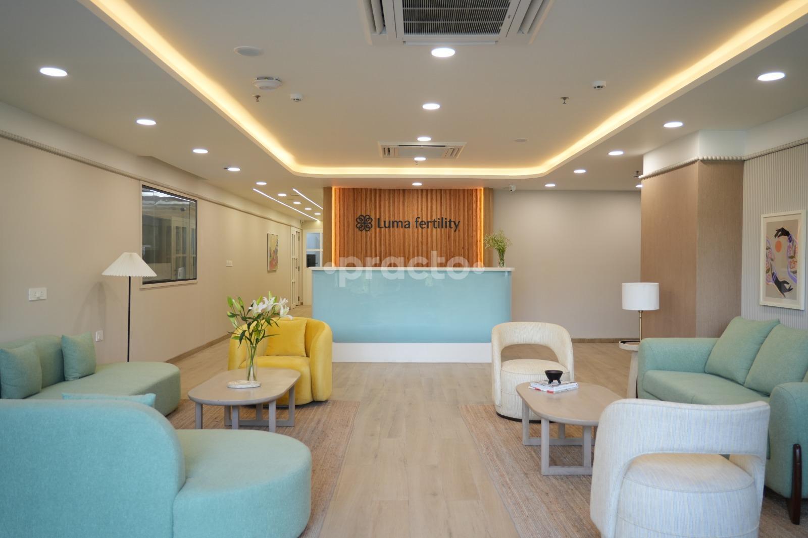 Reception Area at Luma Fertility Clinic Bandra West Mumbai